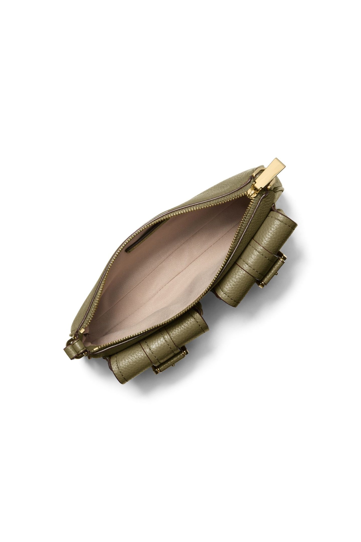 SMALL CONVERTIBLE POUCHETTE SAFARI GREEN 3