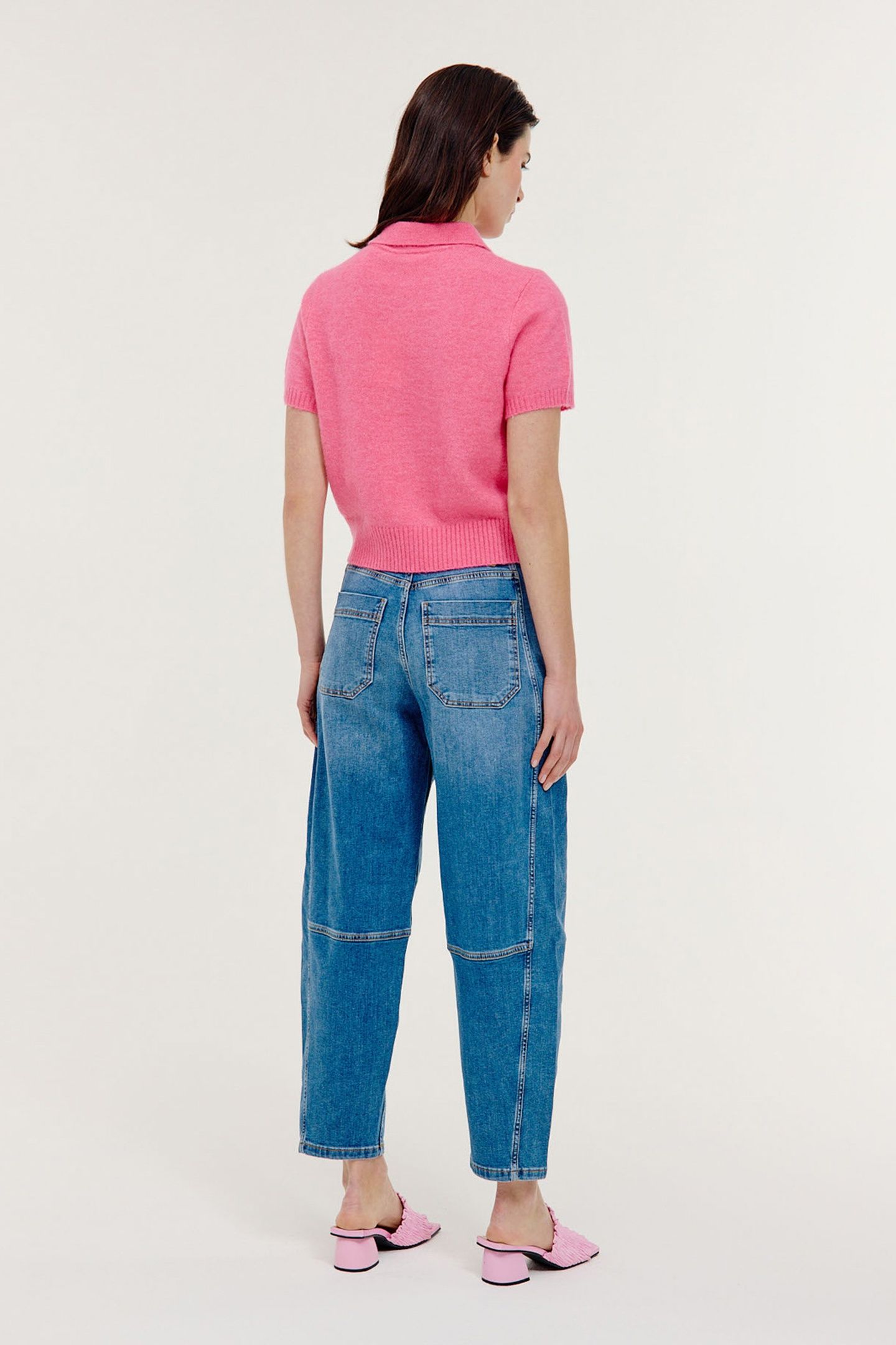 BASILE PANT MID BLUE JEANS 3