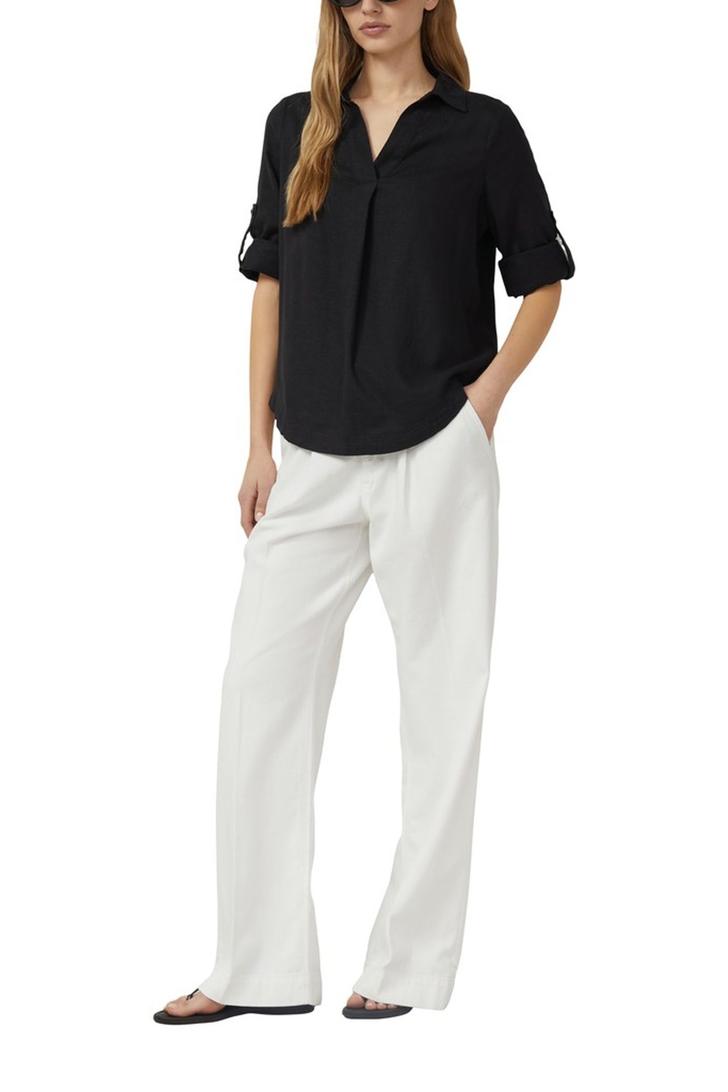 S.OLIVER BLOUSES BLACK 2