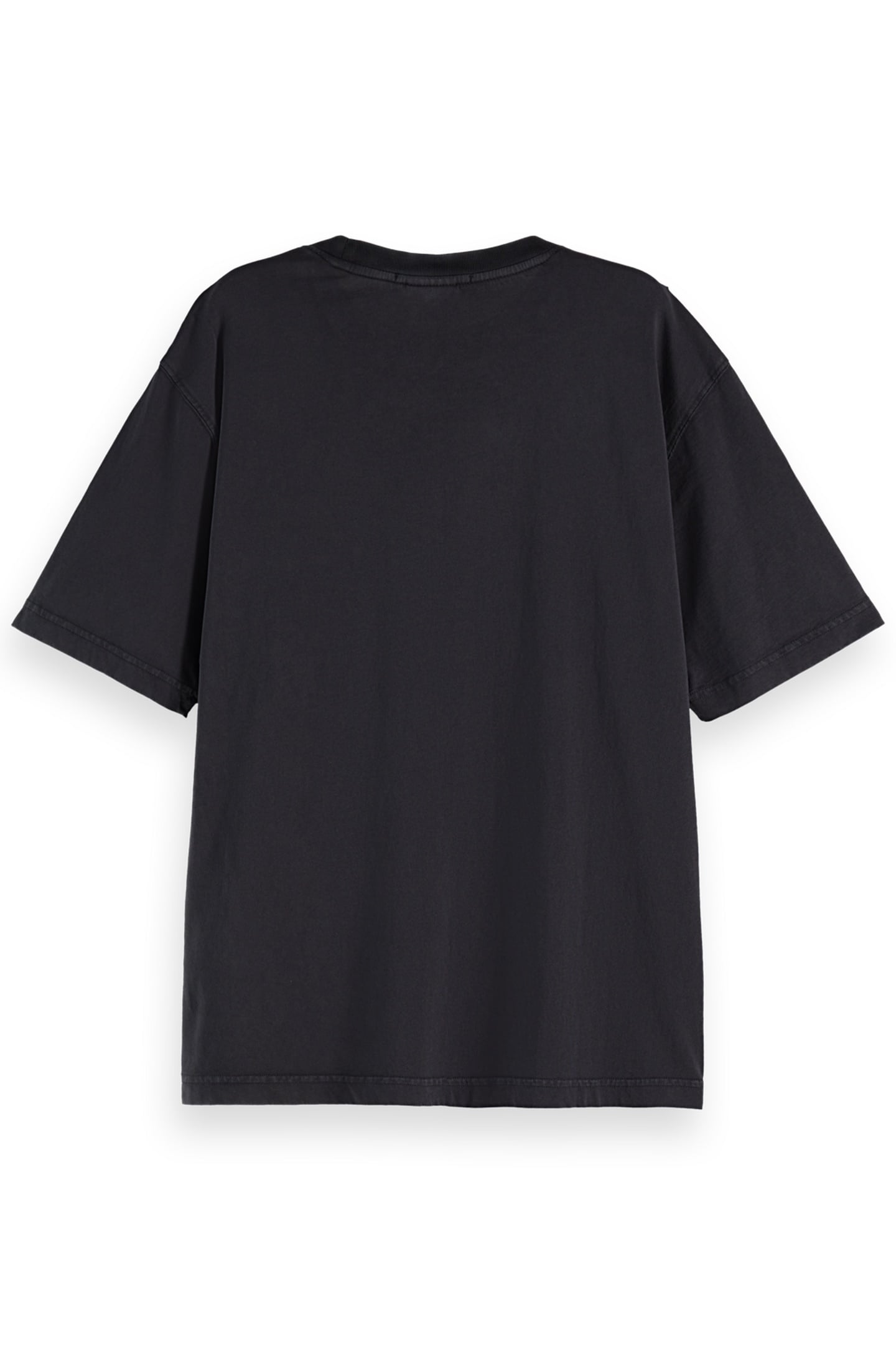 WASHED LOOSE FIT T-SHIRT WITH FRONT ARTWORK CHARCOAL ART 5