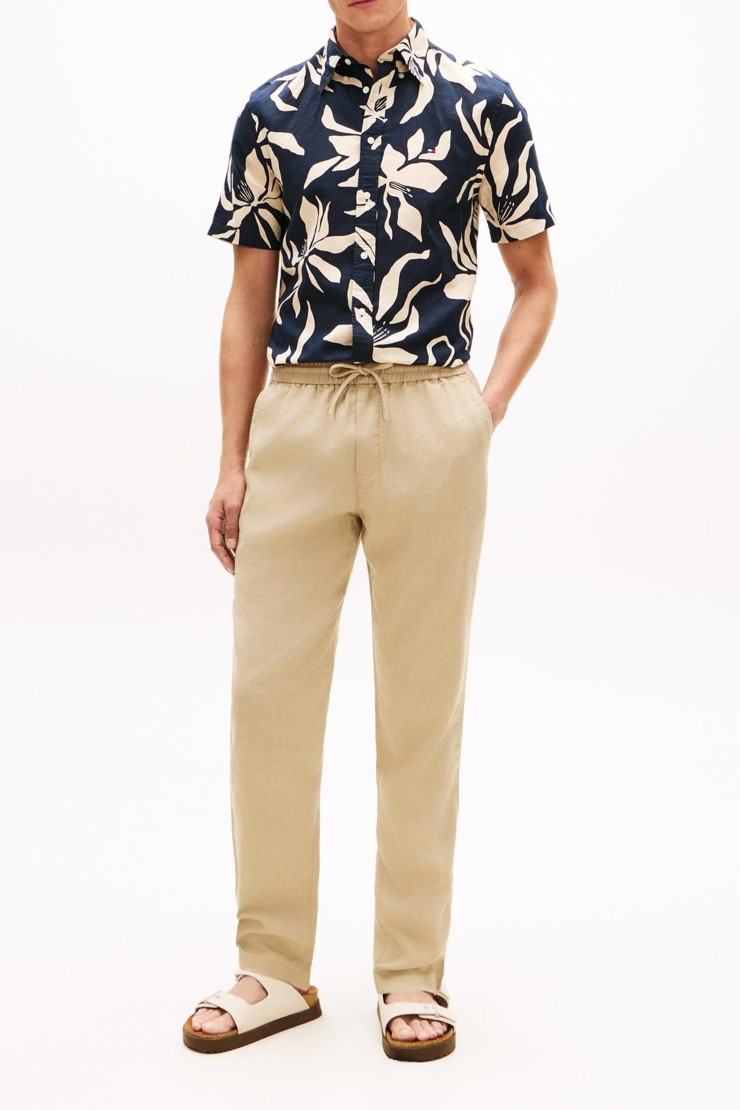 HARLEM PO SORONA LINEN CHINO BATIQUE KHAKI 1