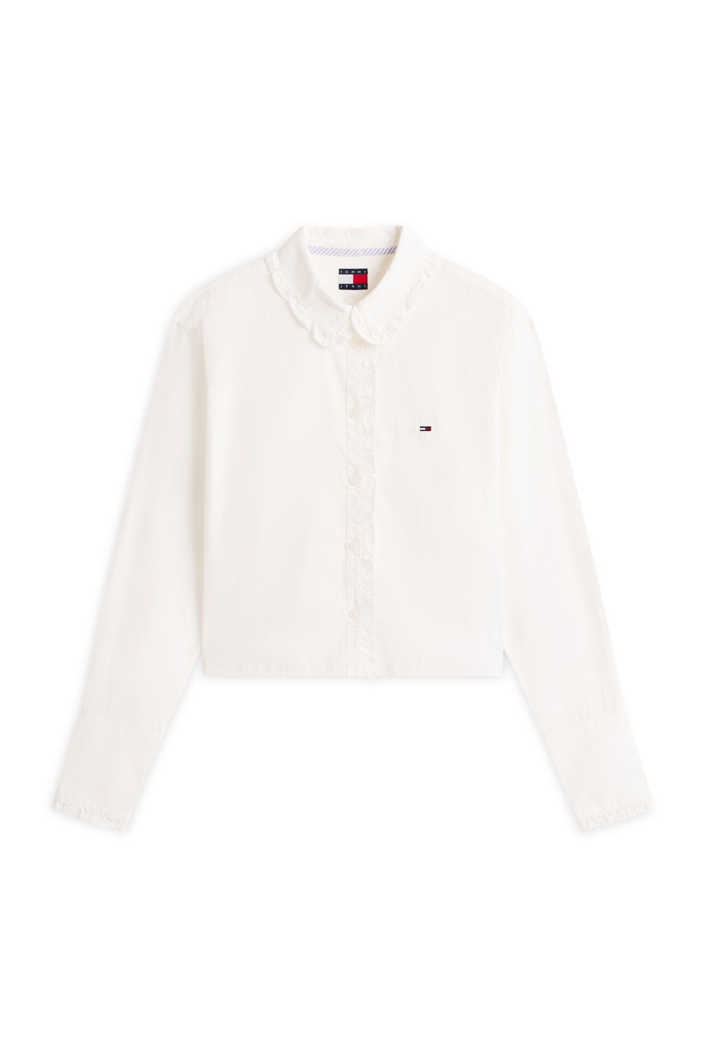 TJW RUFFLE FEMME SHIRT ECRU 4