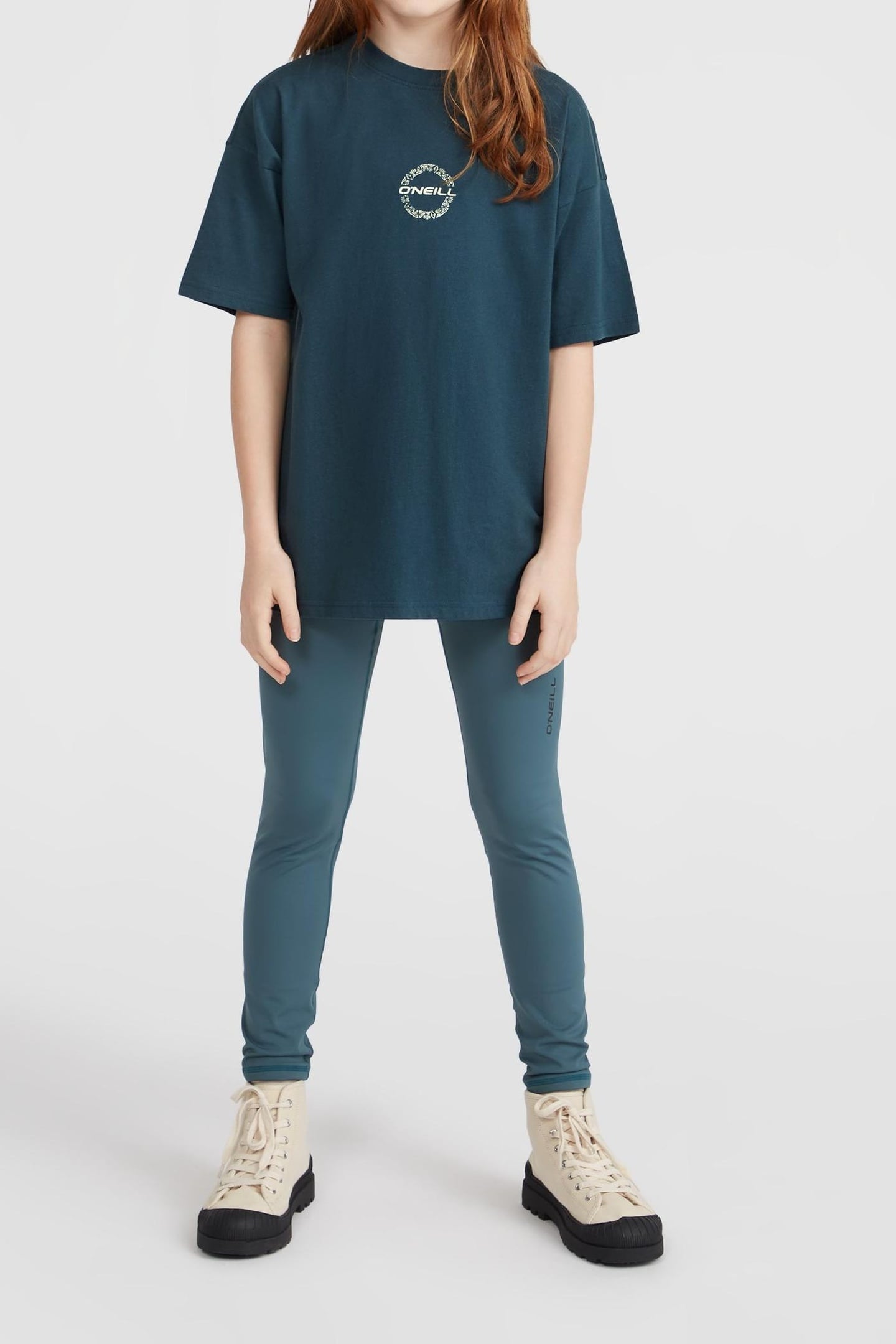 GIRLS O'NEILL BACK PRINT T-SHIRT ALMA STEEL 2