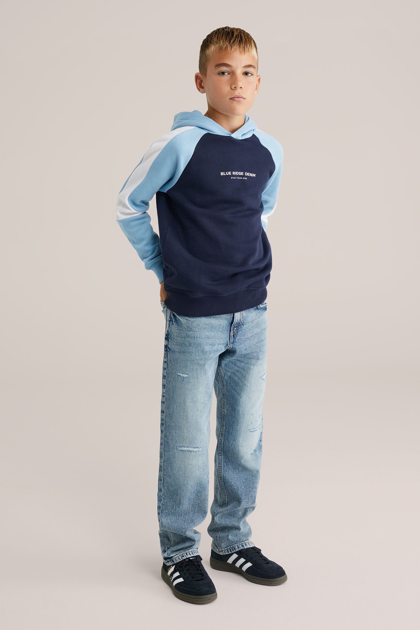 5-POCKET MID WAIST BLUE 2