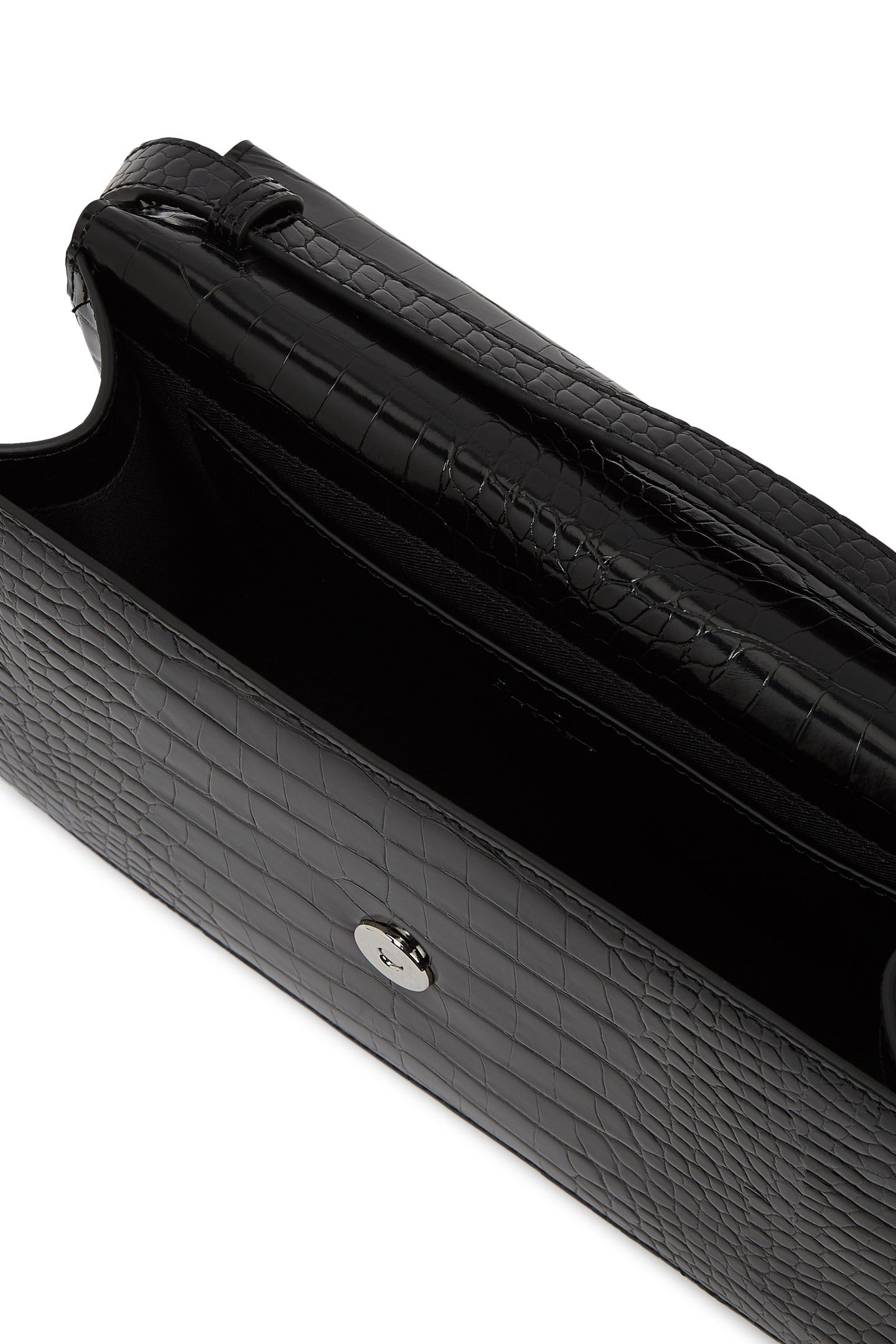 K/KORE CROCO SHOULDER BAG BLACK 3