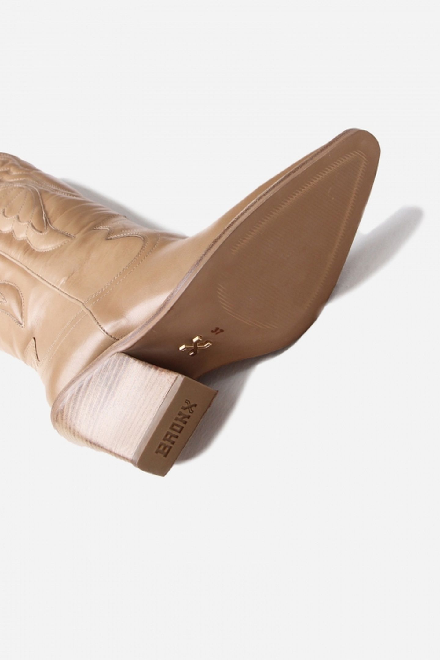 NEW-KOLE HIGH BOOT DARK CAMEL 3
