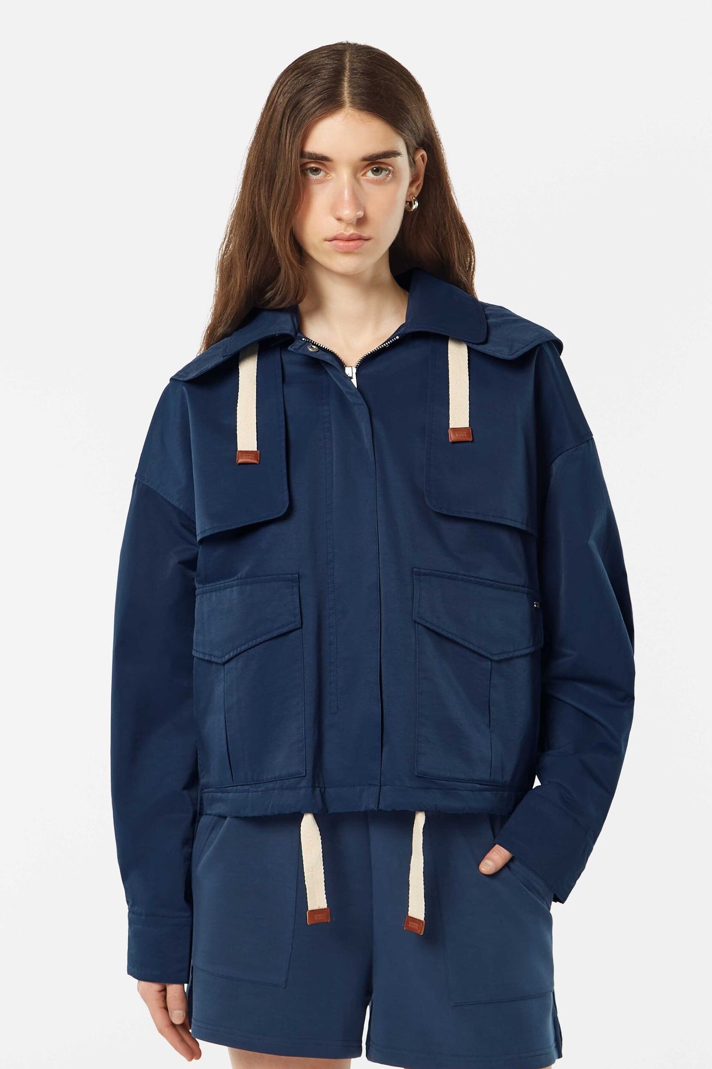 COTTON BLEND SUMMER JACKET ATLANTIC BLUE 2