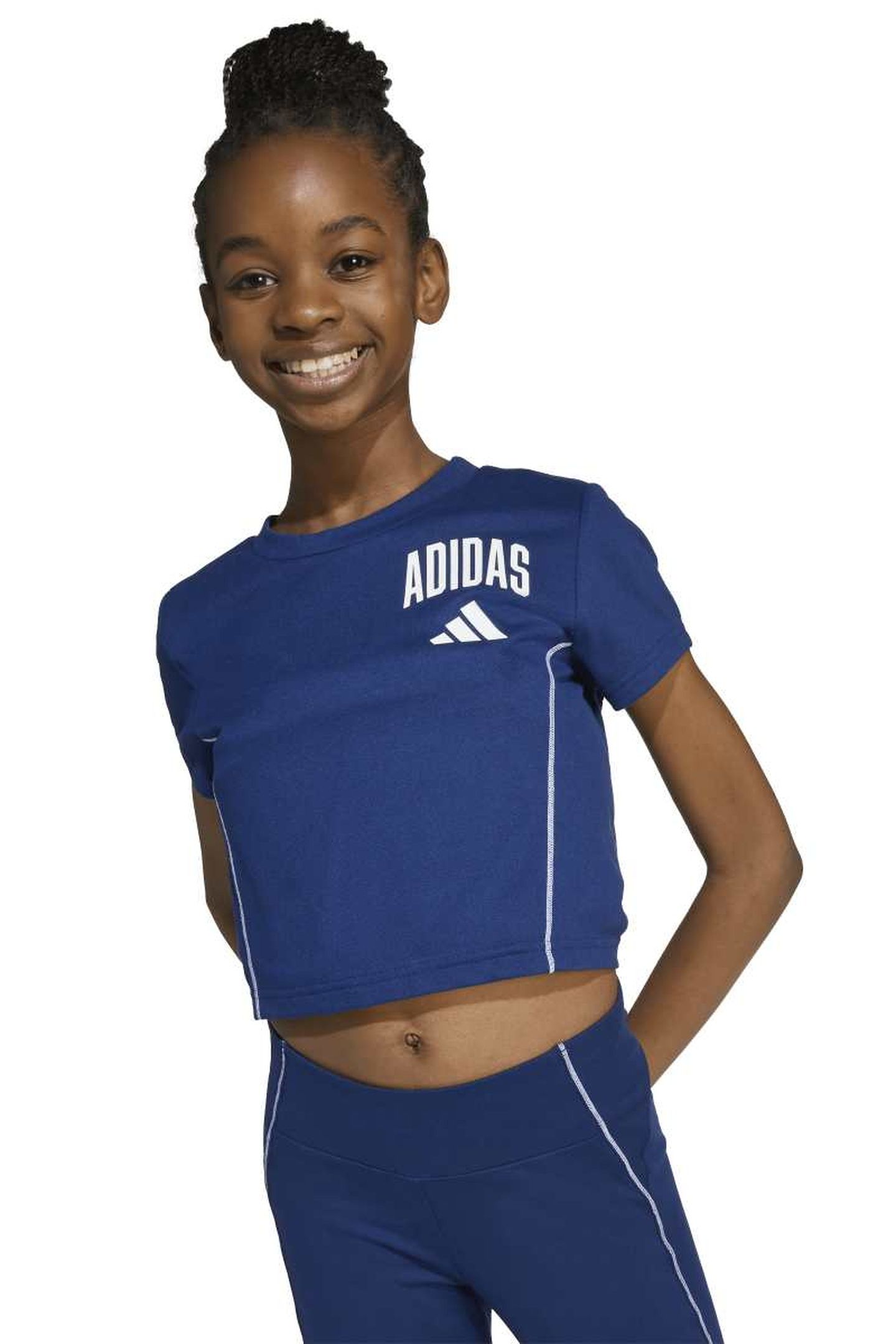SPORTSWEAR TRAIN ESSENTIALS COLLEGIATE PRINT T-SHIRT DARK BL 1