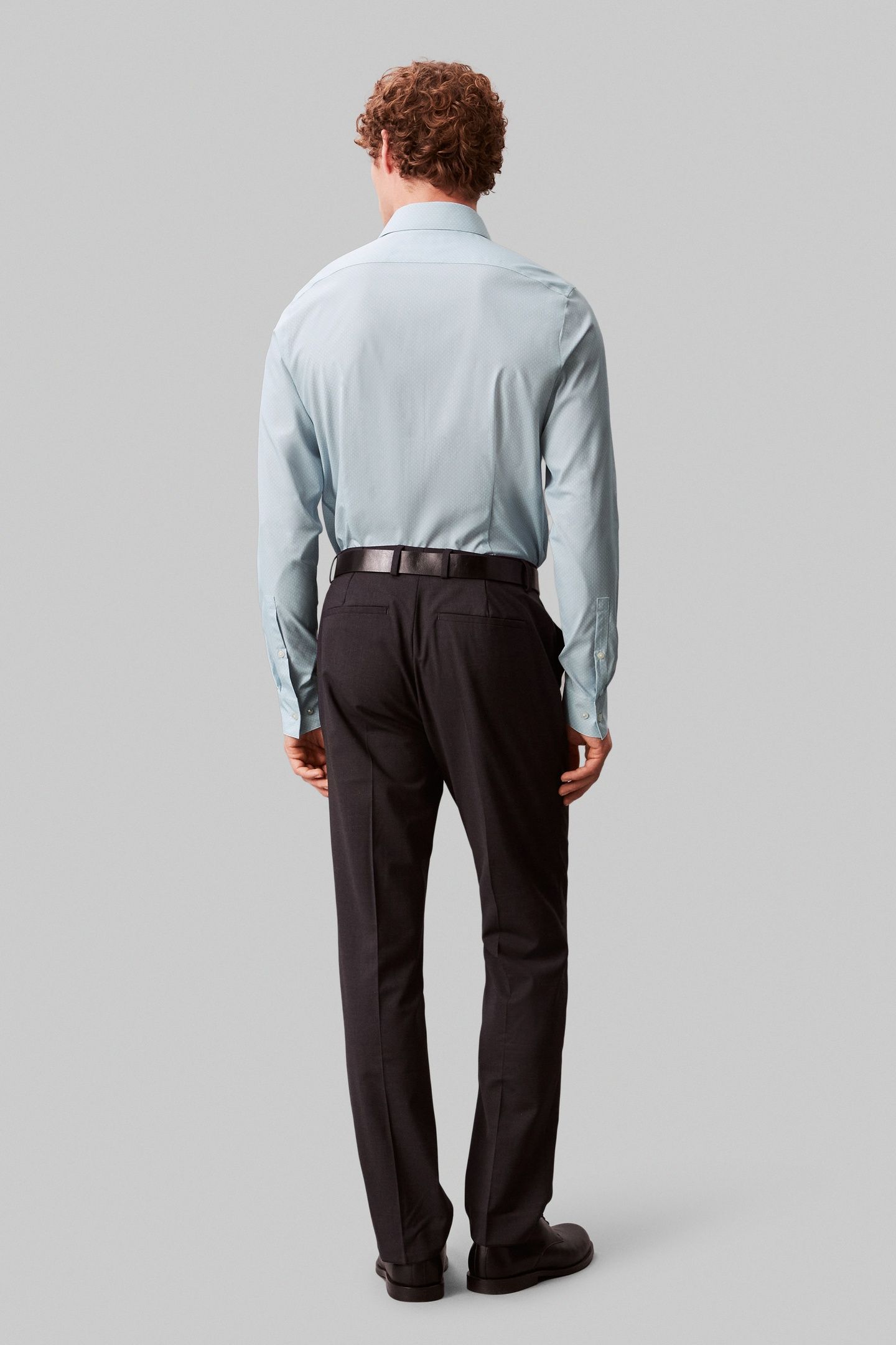 SLIM ACTIVE PERF SHIRT GLACIER BLUE 3