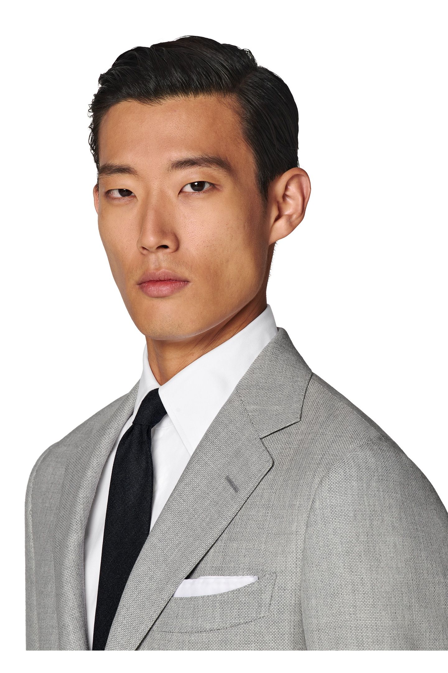 SUIT HAVANA L. GREY PURE WOOL NESTED SUITS LIGHT GREY 12
