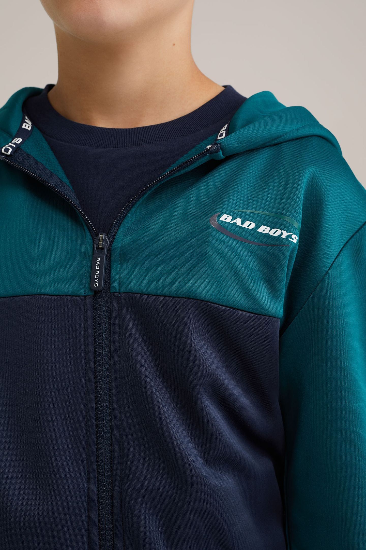 CARDIGAN WITH HOOD DARK BLUE 5