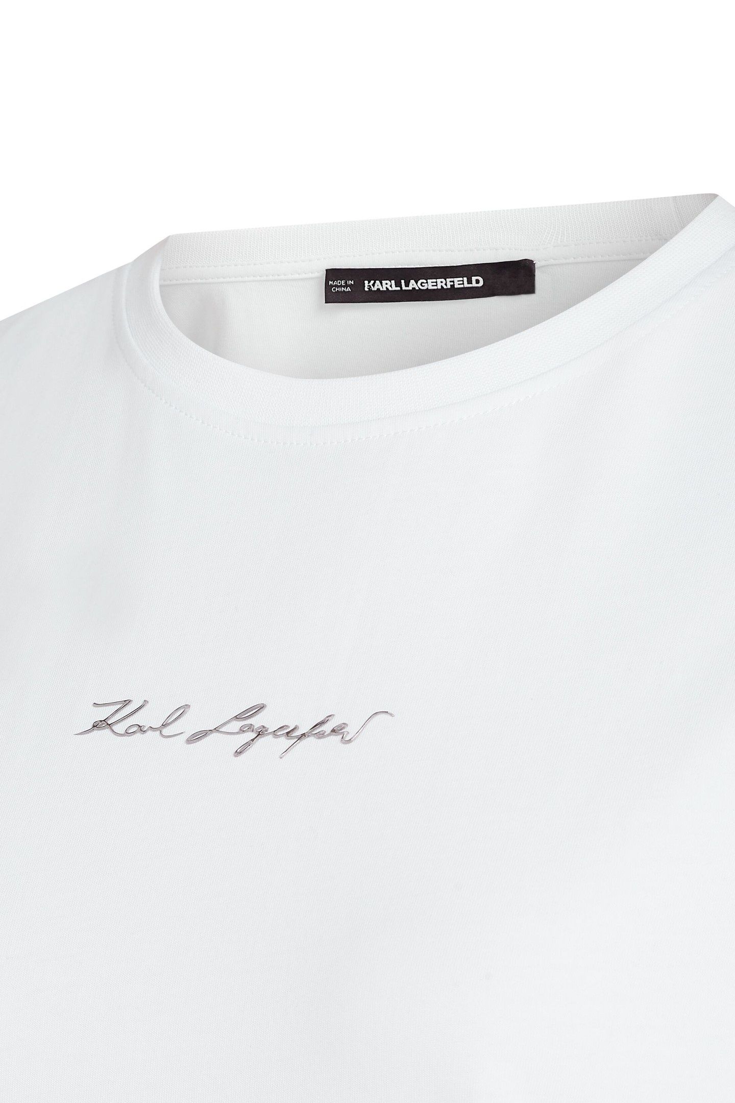 SILVER SIGNATURE T-SHIRT WHITE 3