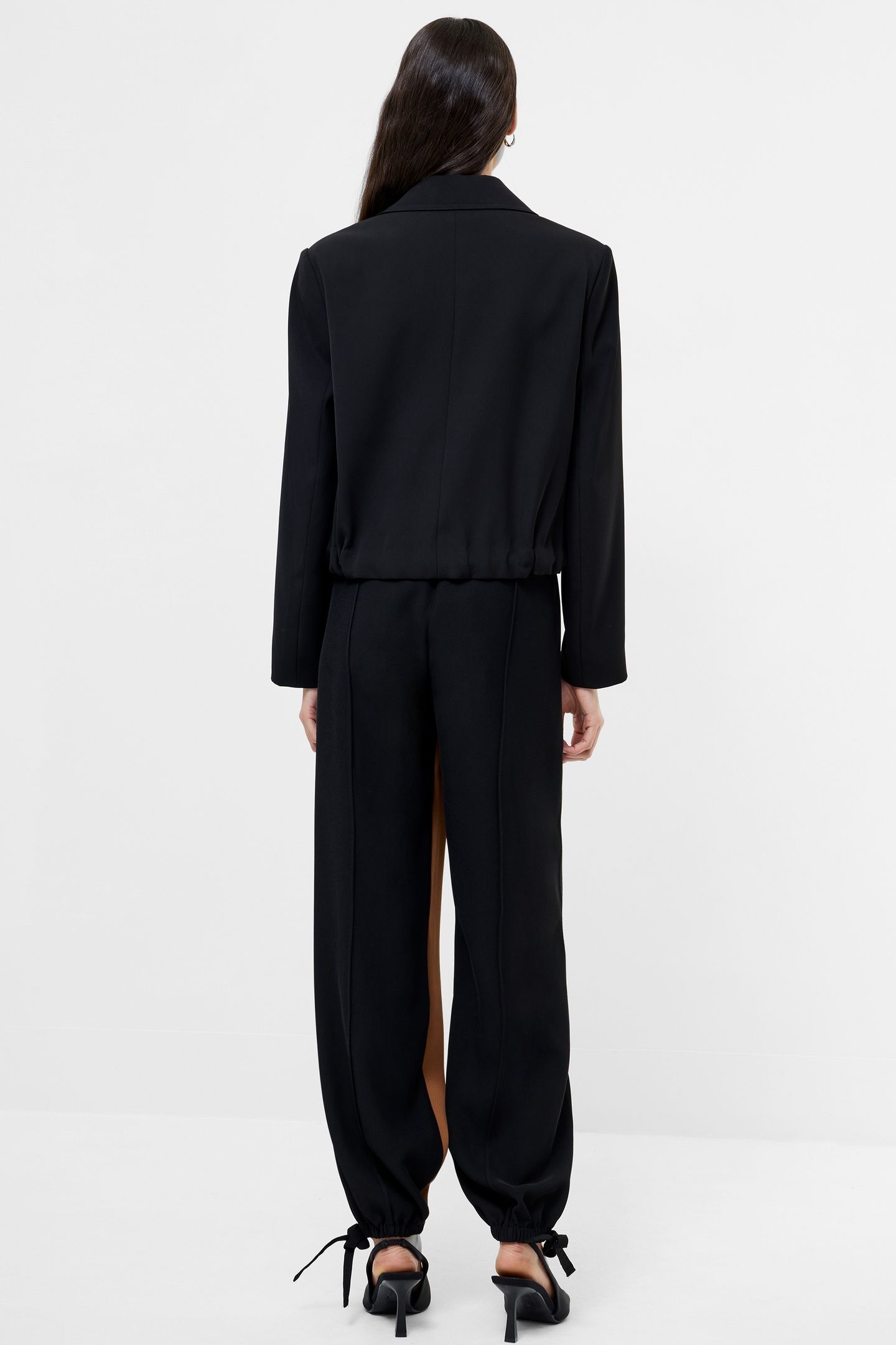 VINNIE TAILORED CROPPED JACKET BLACK 3