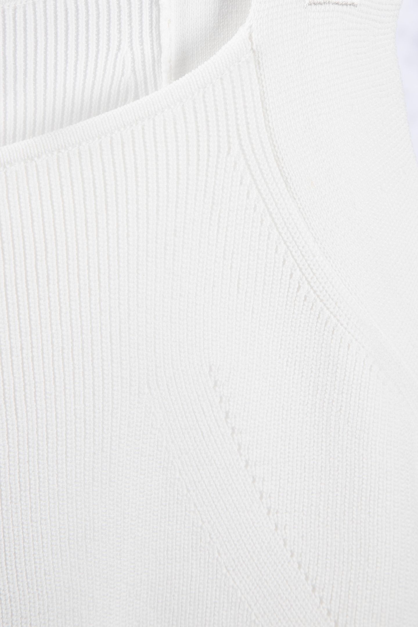 LOGO STRAP KNIT SINGLET OFF WHITE 4