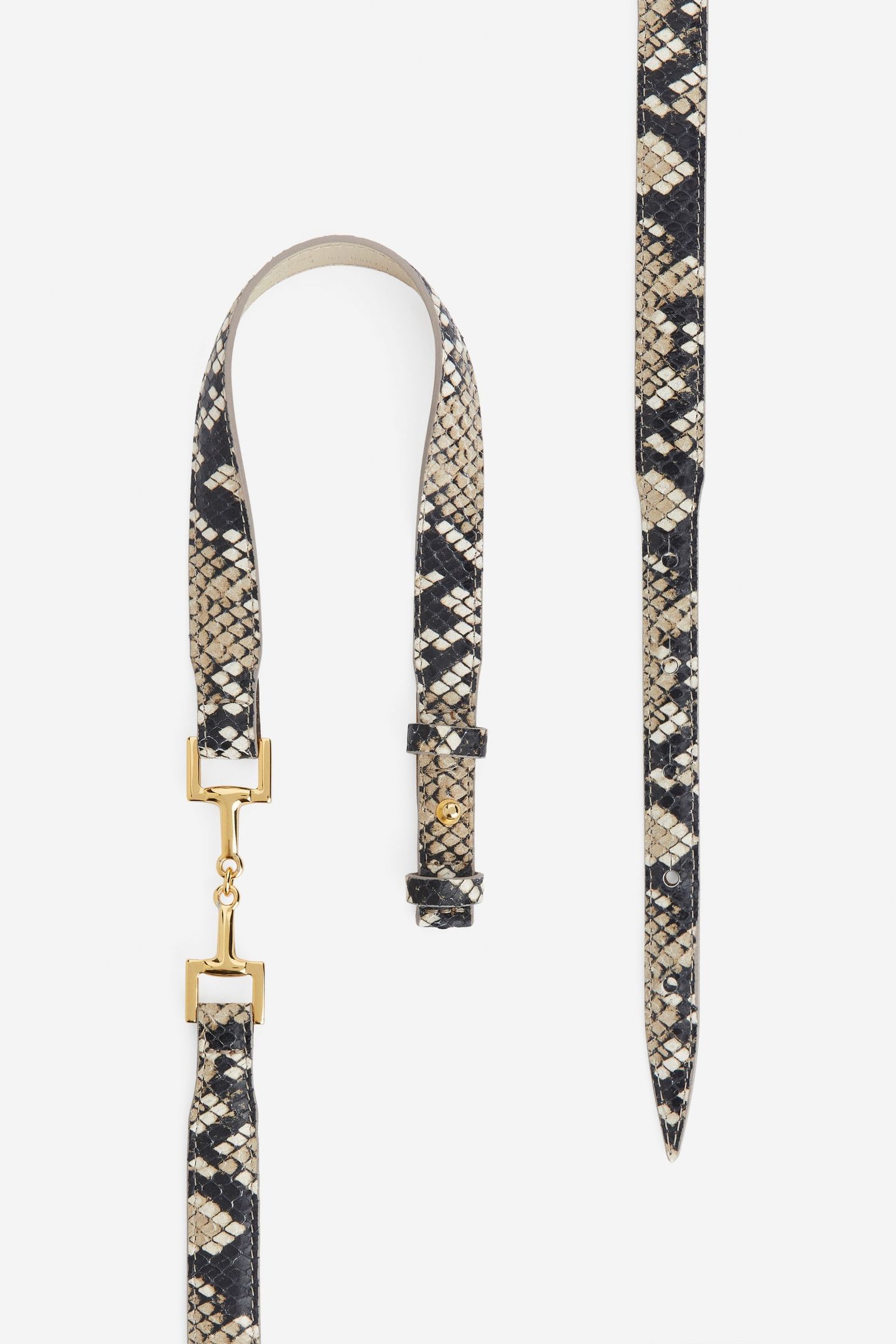 KAYLA BELT SNAKE BROWN 2
