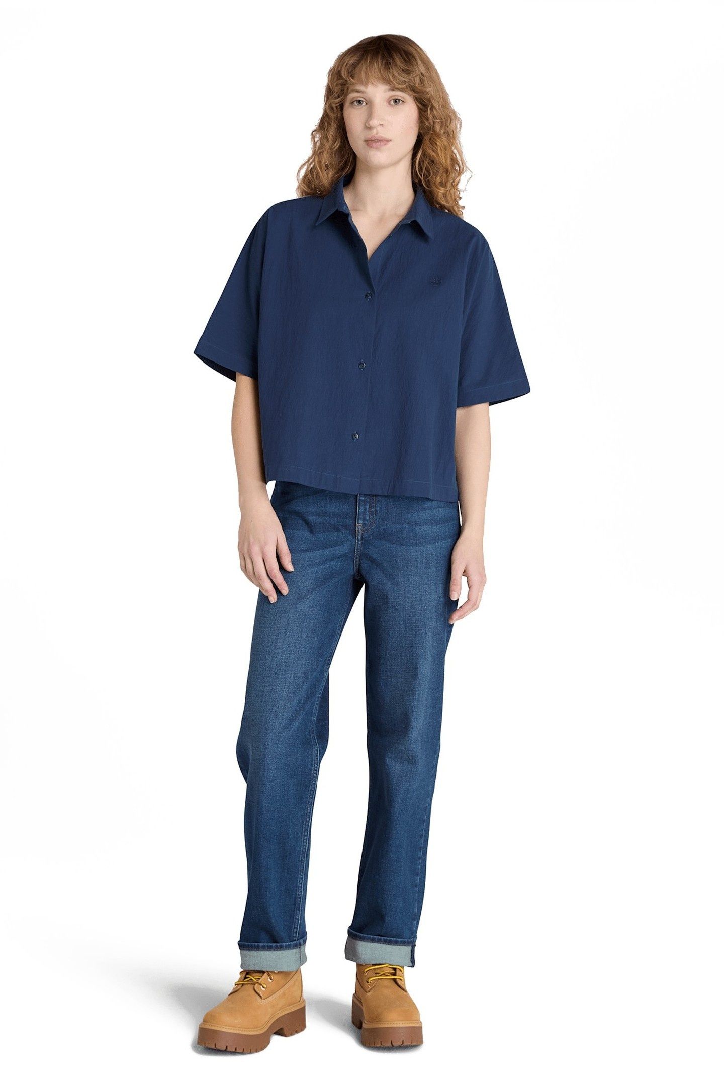 STRAIGHT DENIM PANTS MEDIUM BLUE 1