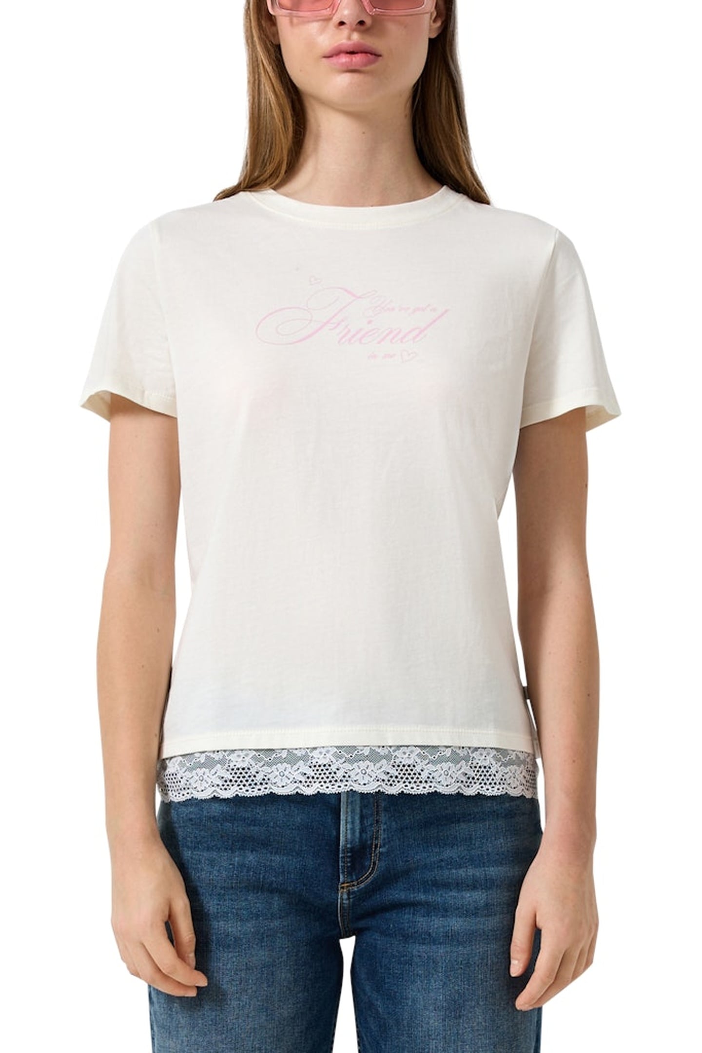 S.OLIVER-QS T-SHIRTS OFFWHITE 1