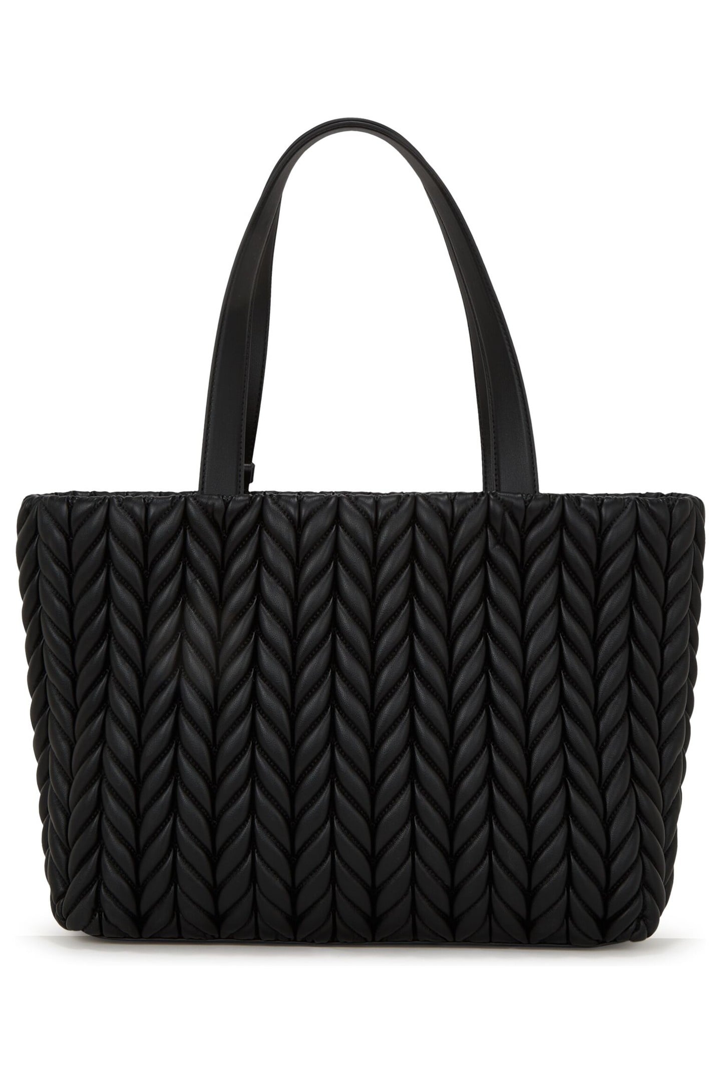 K/WEAVE MEDIUM TOTE BLACK-NICKEL 2