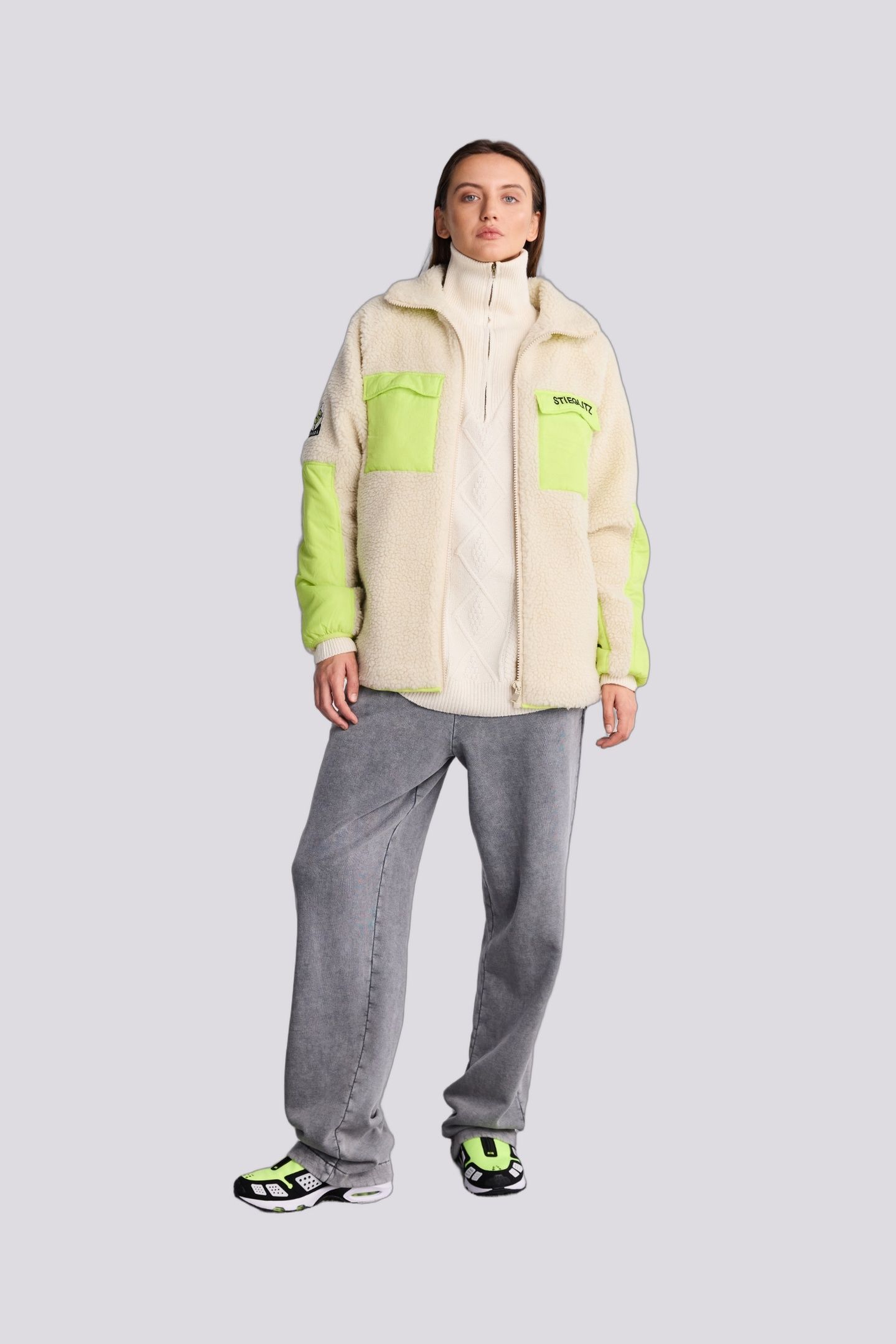 DEVANTE TEDDY JACKET BEIGE 4