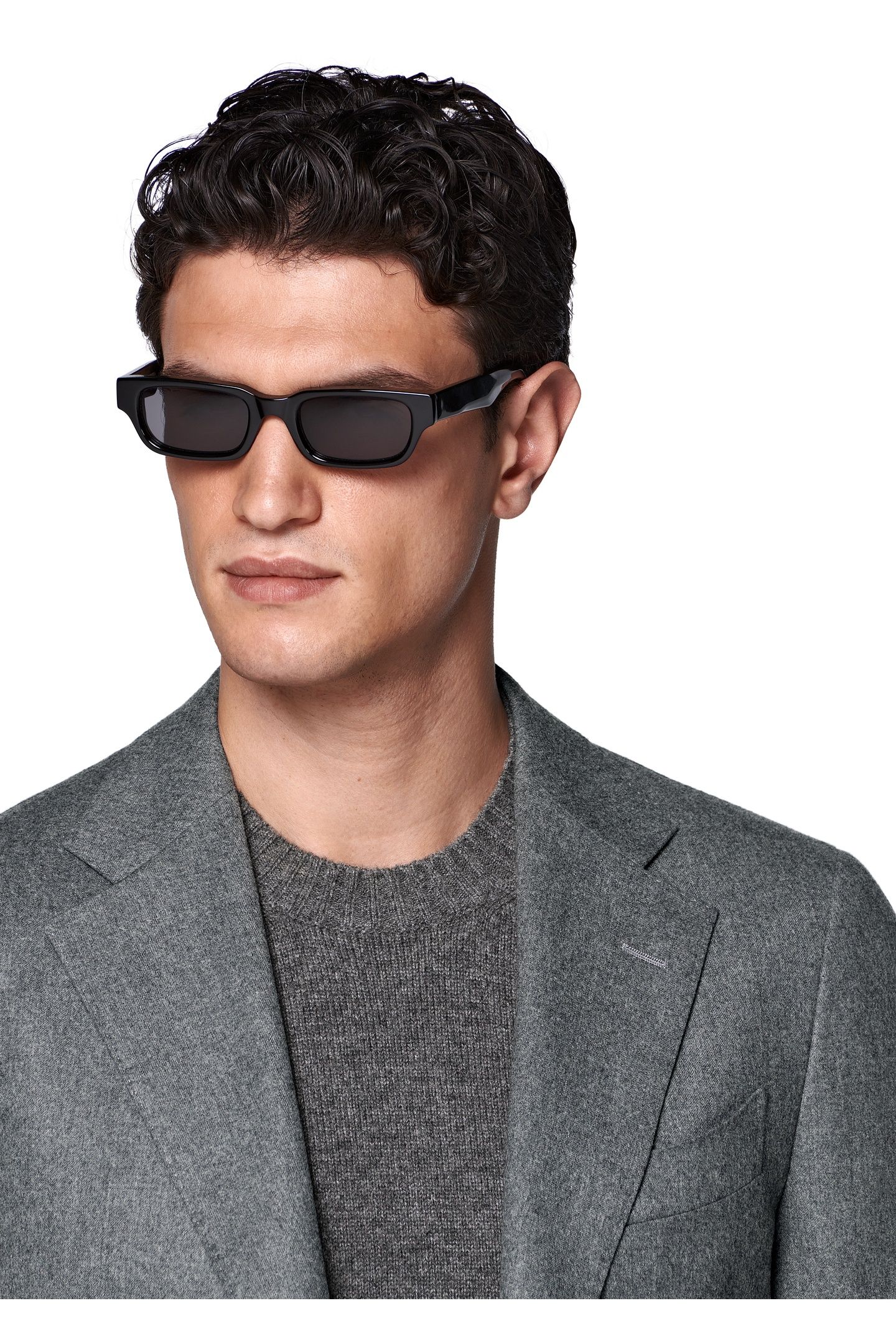 HAVANA MID GREY PURE WOOL S120 SEPARATE SUIT JACKETS MID GRE 7