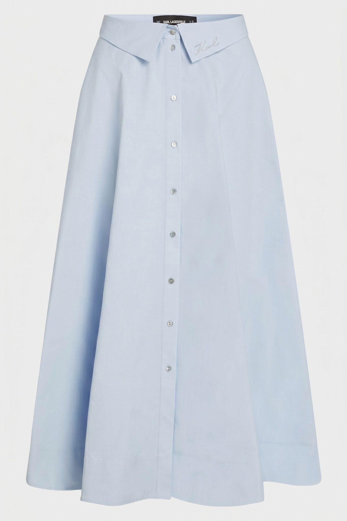 POPLIN SKIRT KENTUCKY BLUE 3