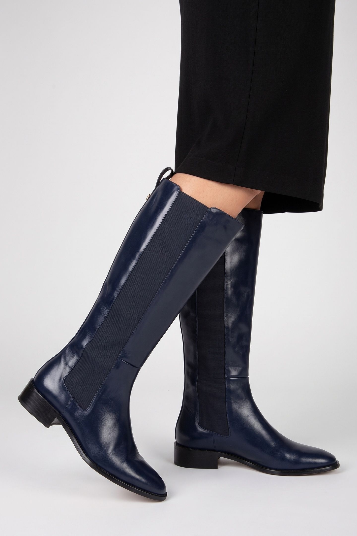 ZARA RIDING BOOT NAVY 4