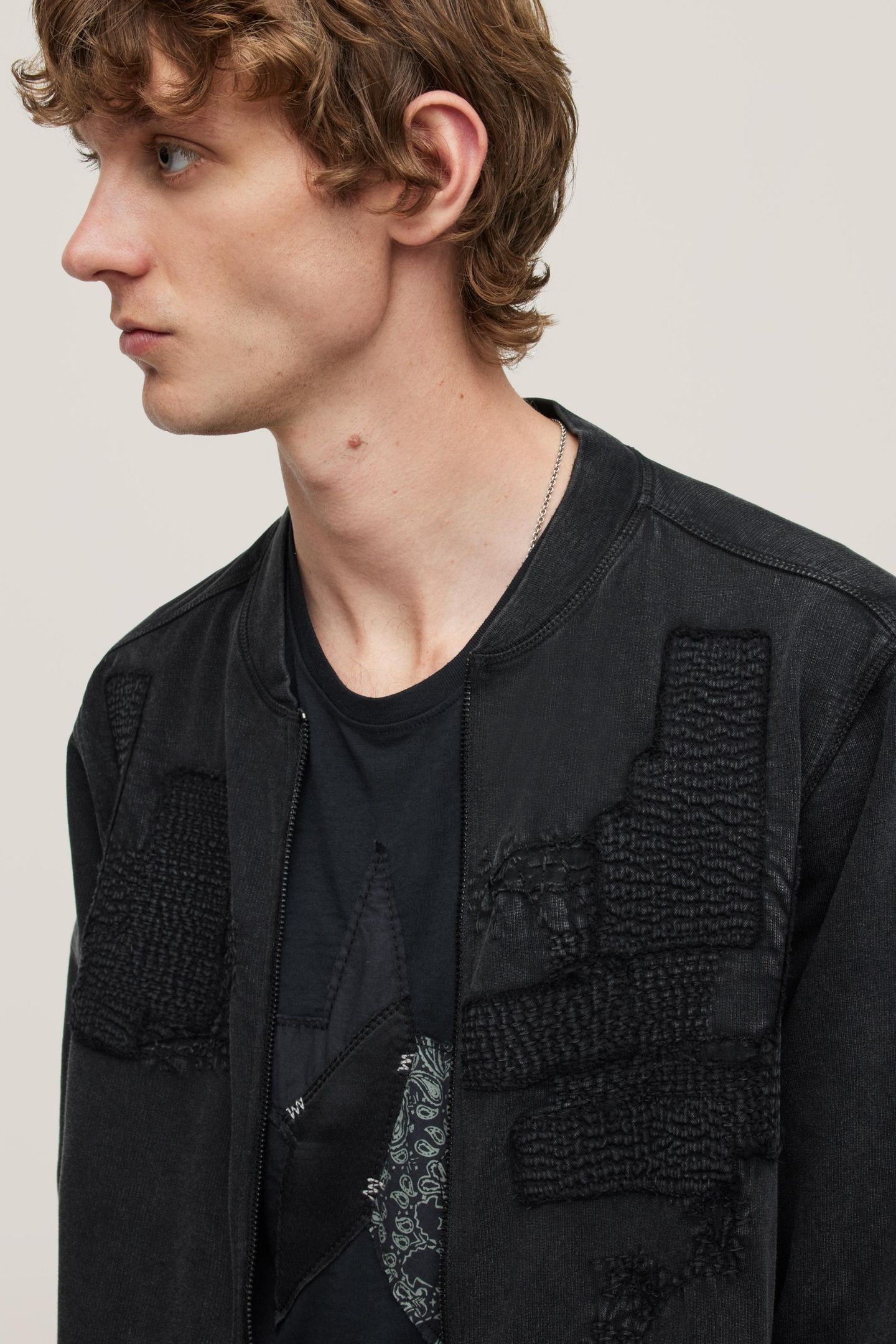 FARRON LS BOMBER JACKET W BLACK 3