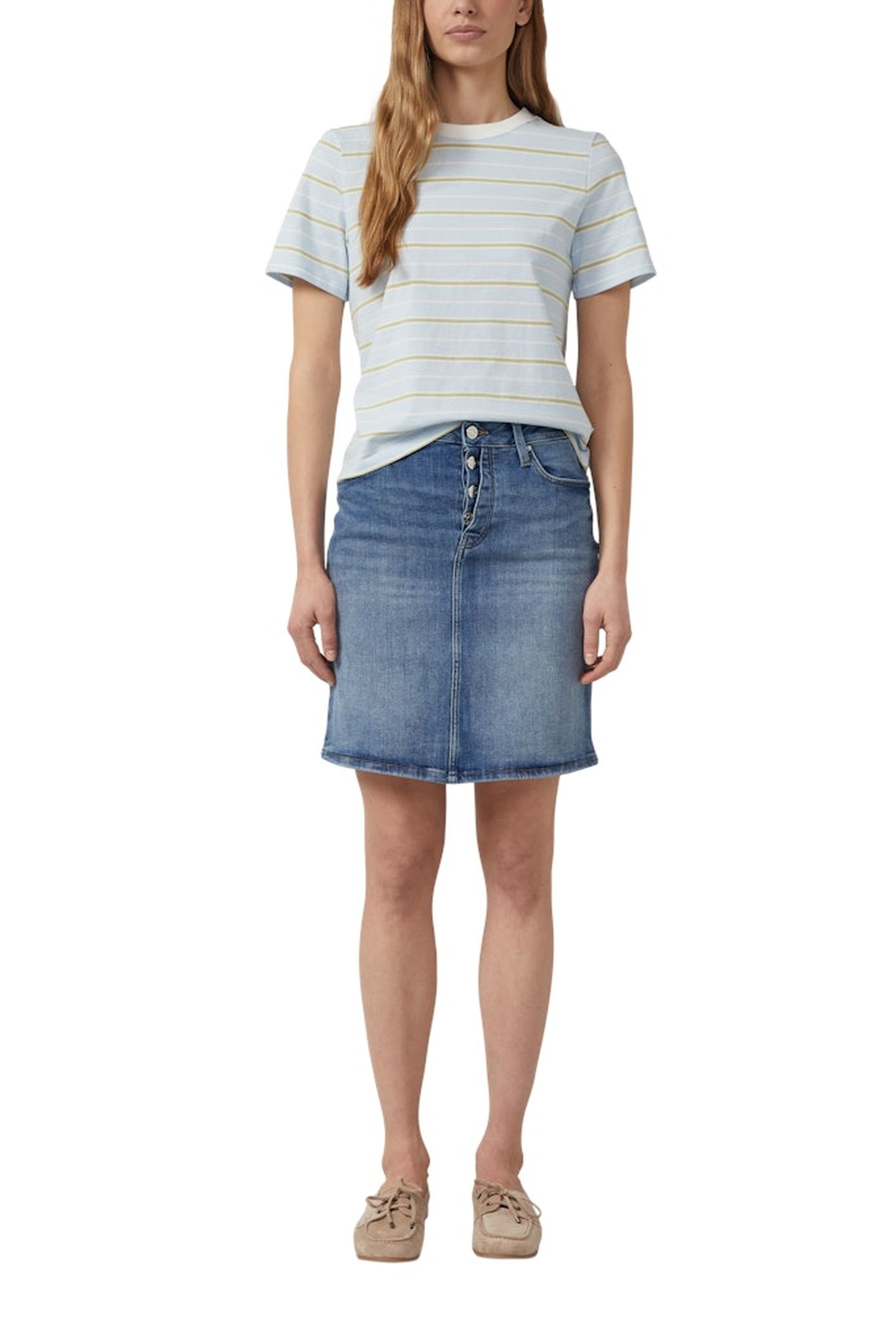 S.OLIVER SKIRTS BLUE DENIM 1