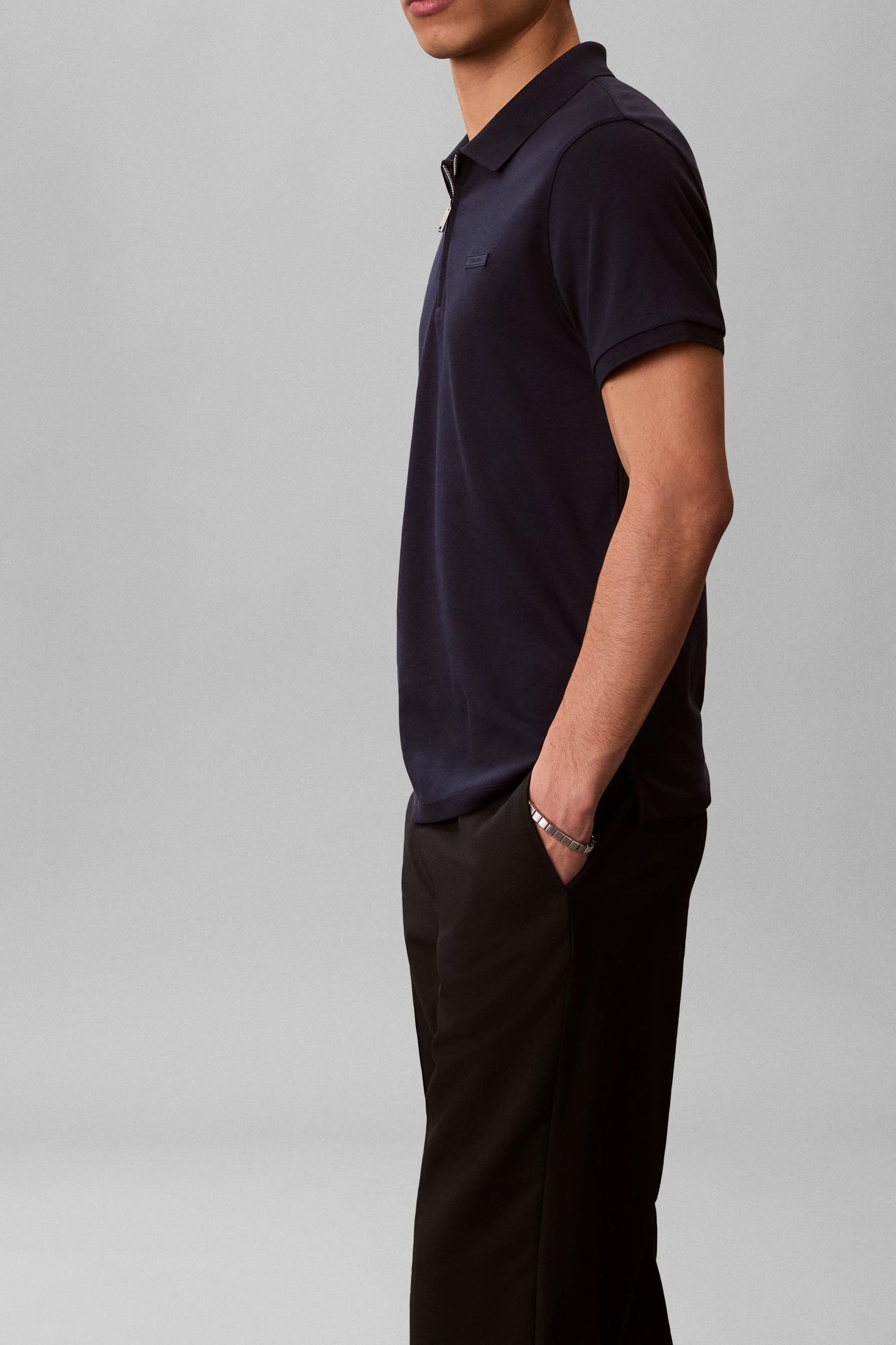 SS SLIM SUPIMA ZIP POLO DARK SAPPHIRE 4