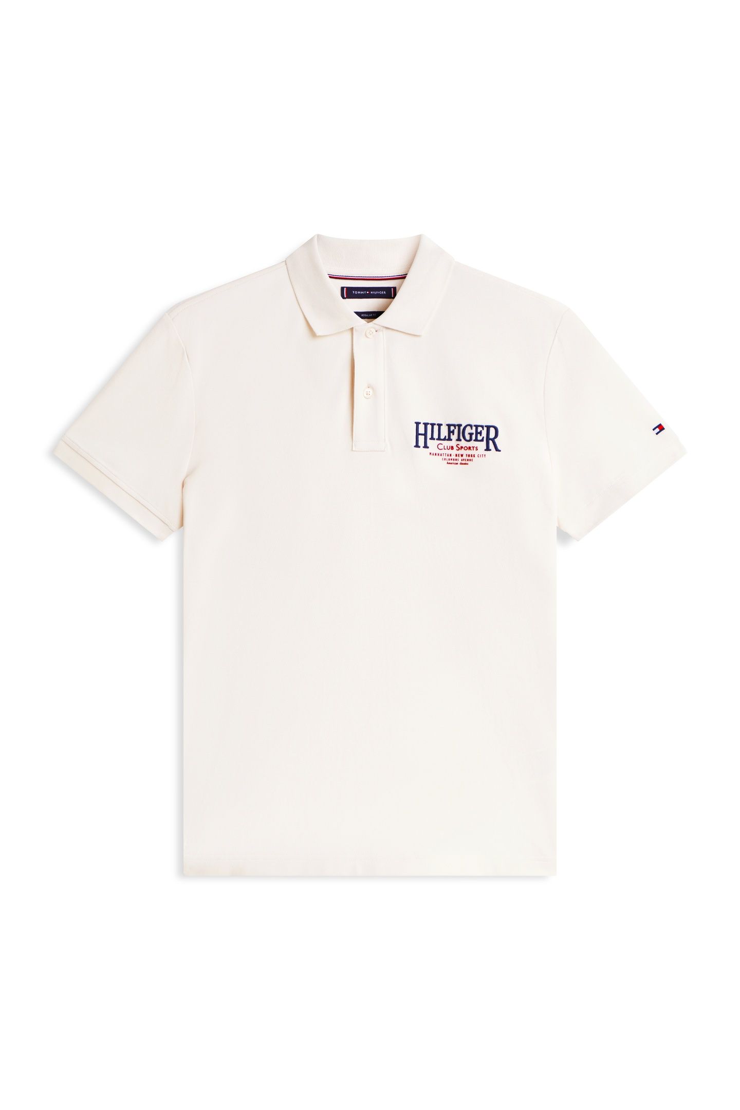 LEFT CHEST GRAPHIC POLO IVORY PETAL 4