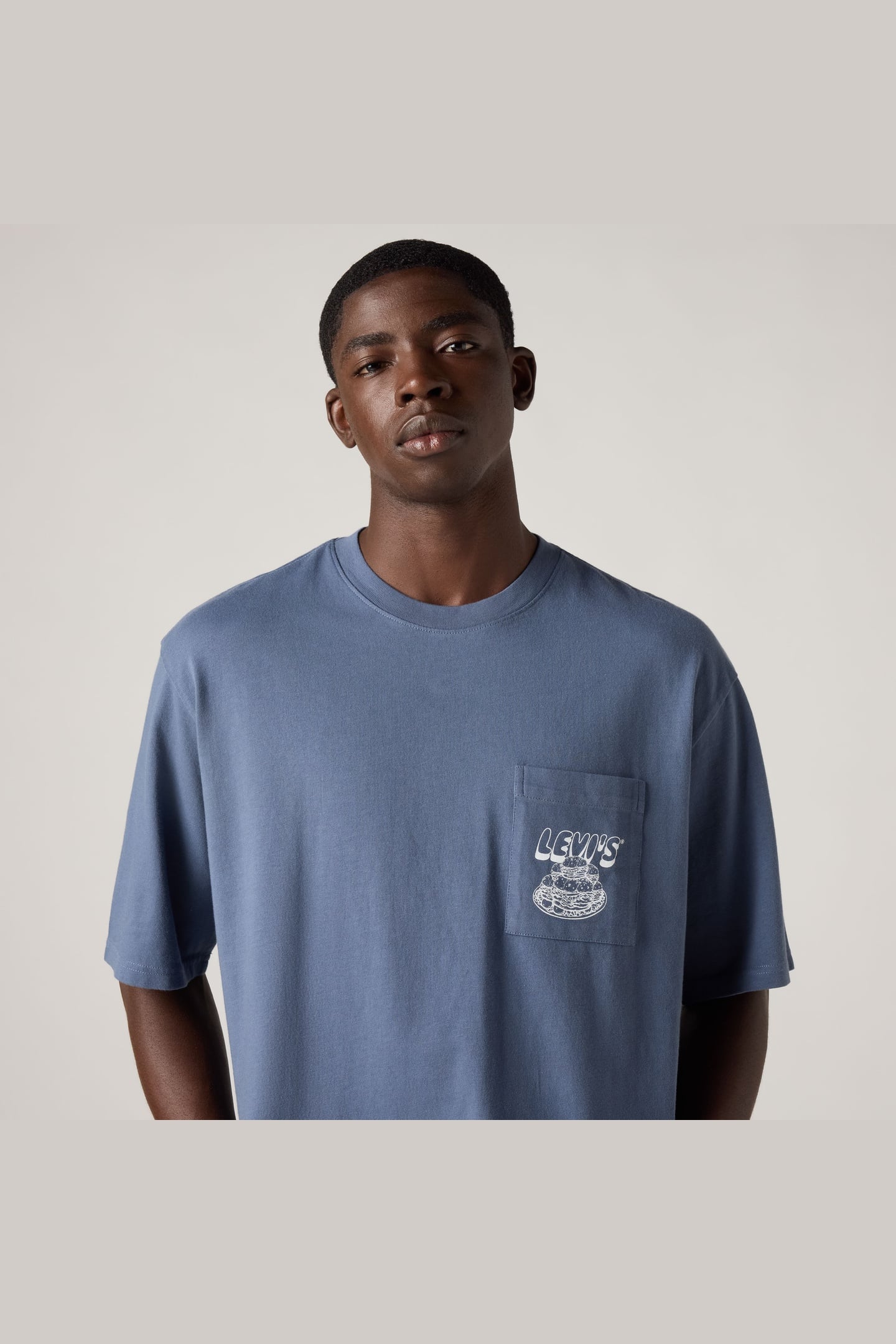 LSE HALF SLEEVE GR PCKT T LEVIS FLAVOR 1