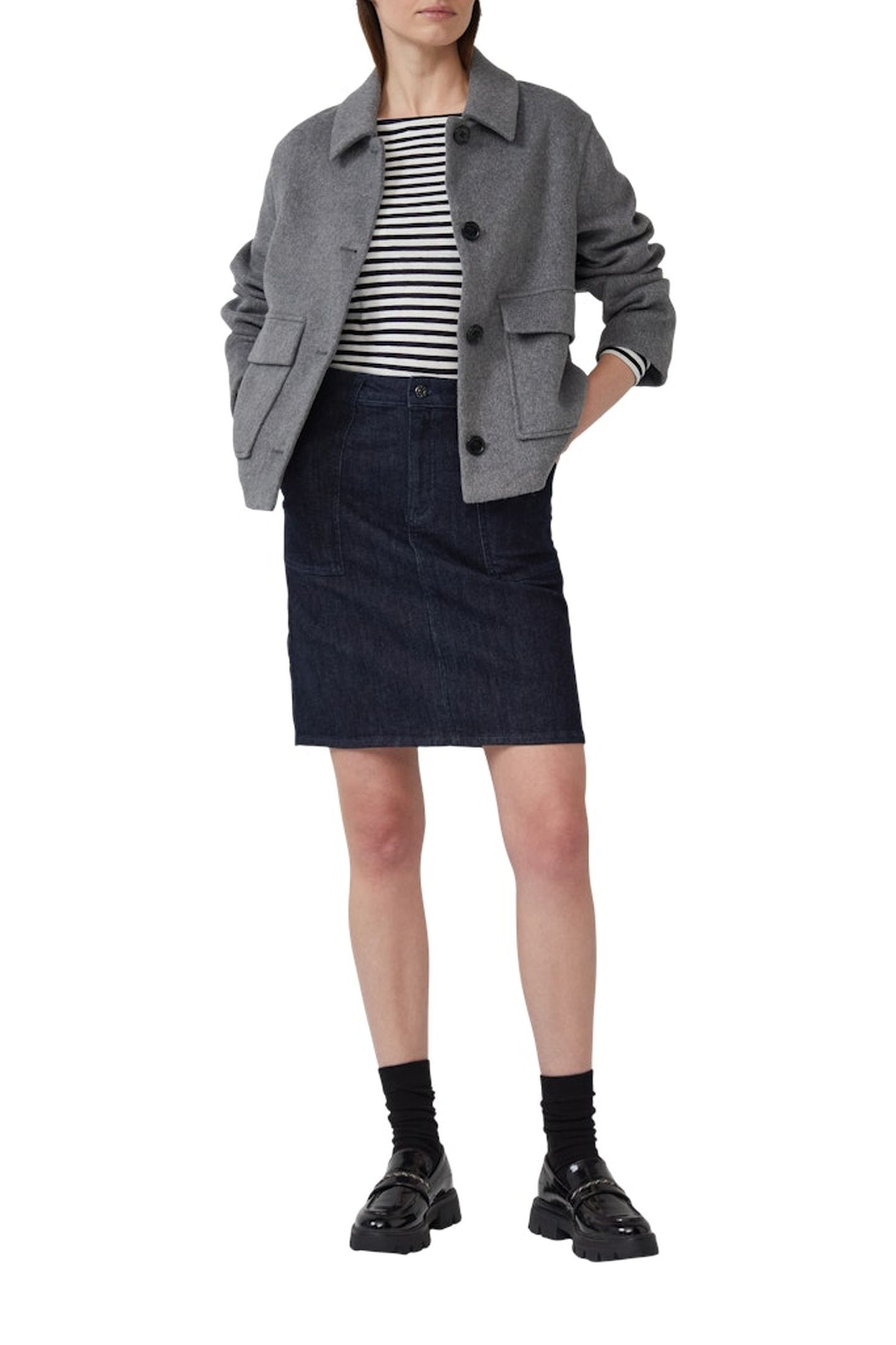 S.OLIVER SKIRTS BLUE DENIM 2