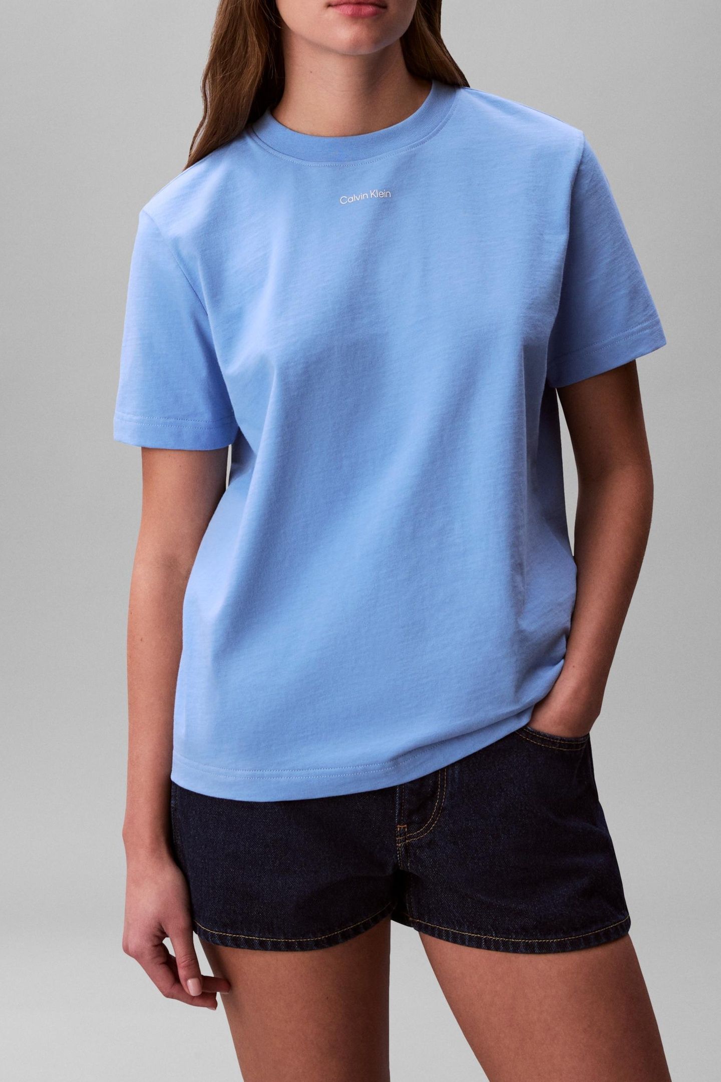 SS 20S CLASSIC LOGO TEE BLUE DESCENT 1