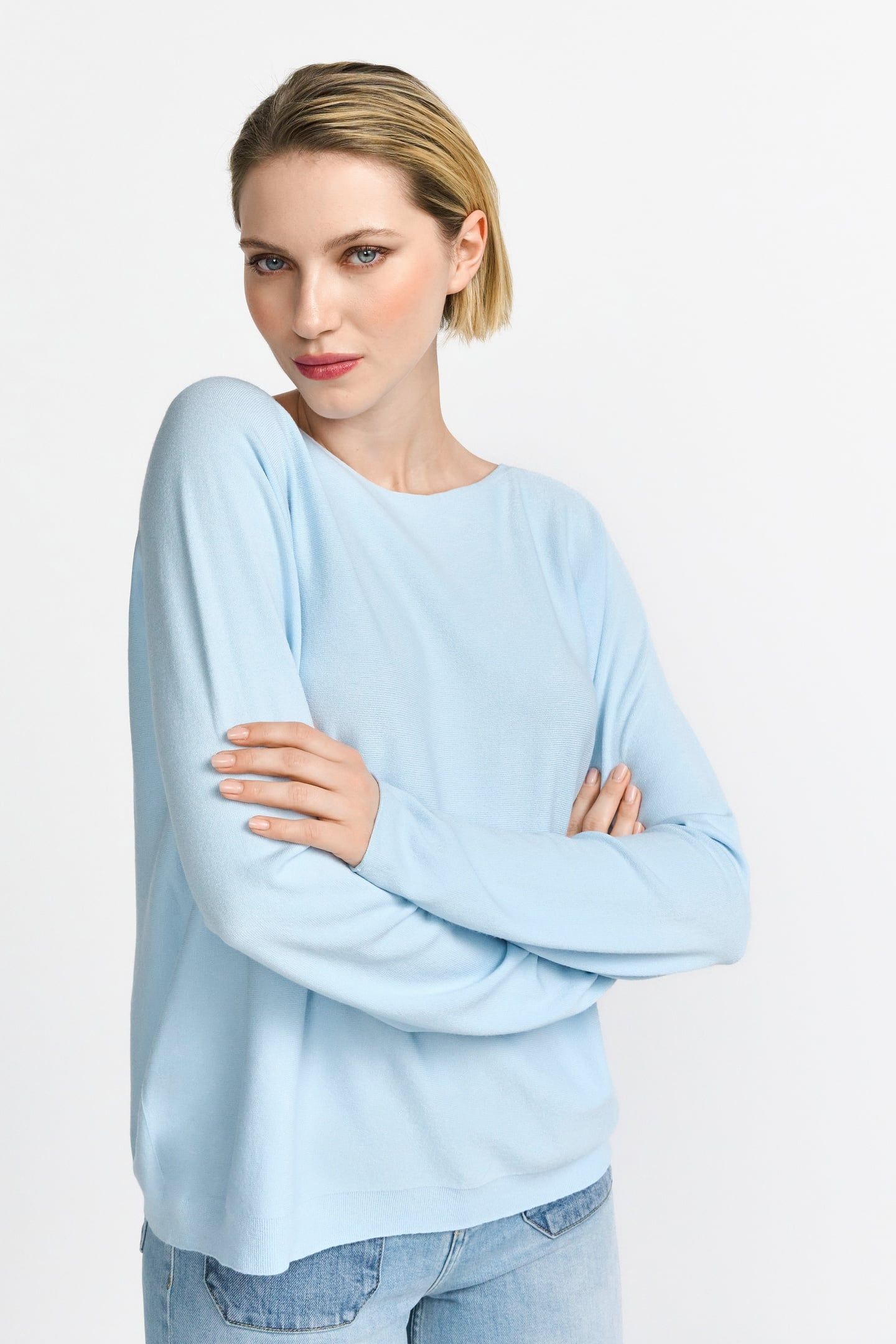 BOAT NECK SEAMLESS LIGHT AQUA 3