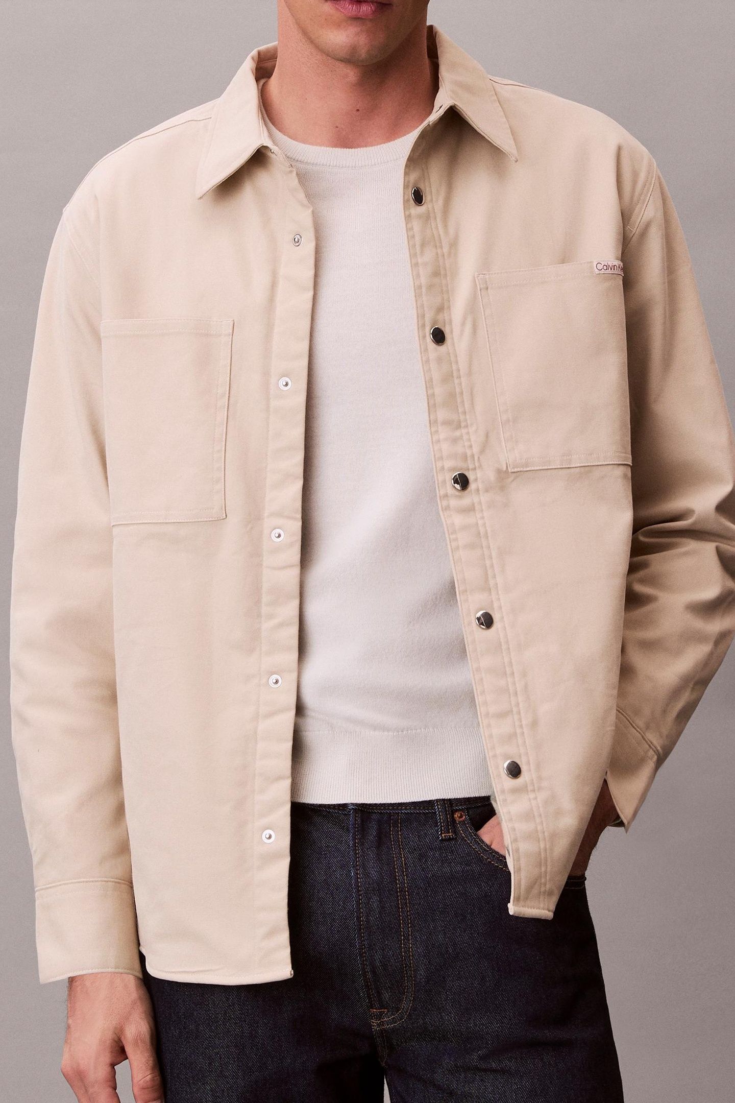 LS MATTY CANVAS RELAXED JACKET SILVERMOSS 5