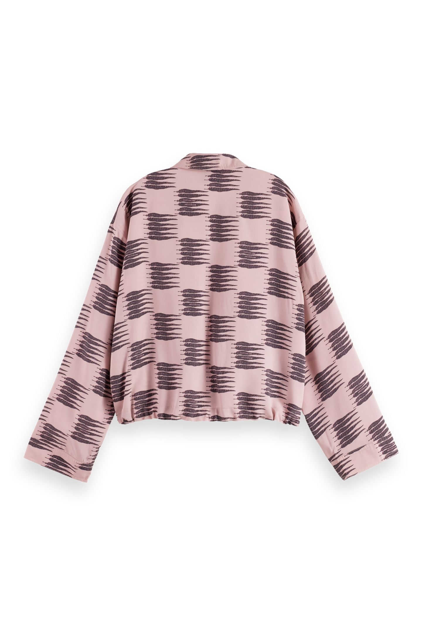 PRINTED UTILITY SHIRT FEATHER BLOCK 5