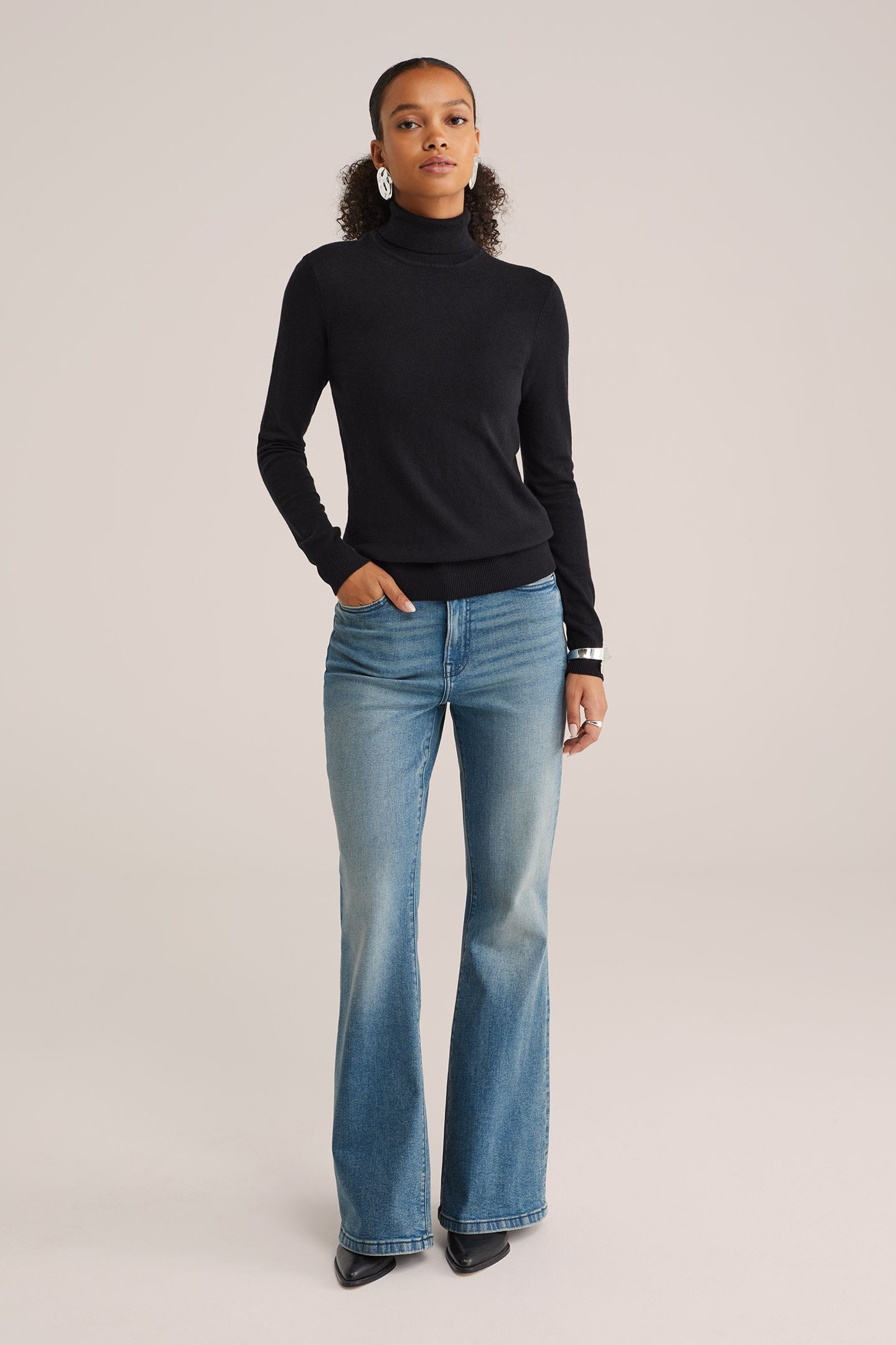 5-POCKET HIGH RISE NAVY BLUE 3