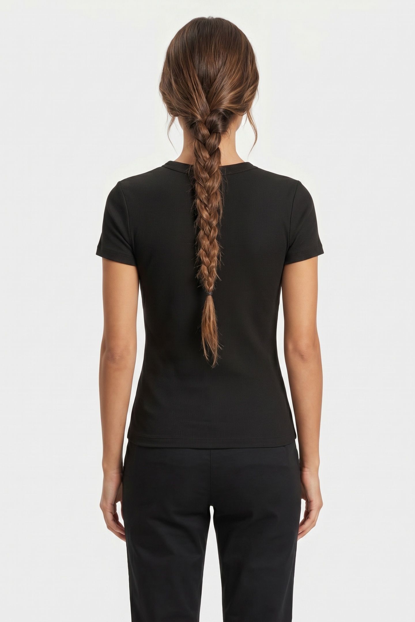 GUNNI RIB T-SHIRT BLACK 2