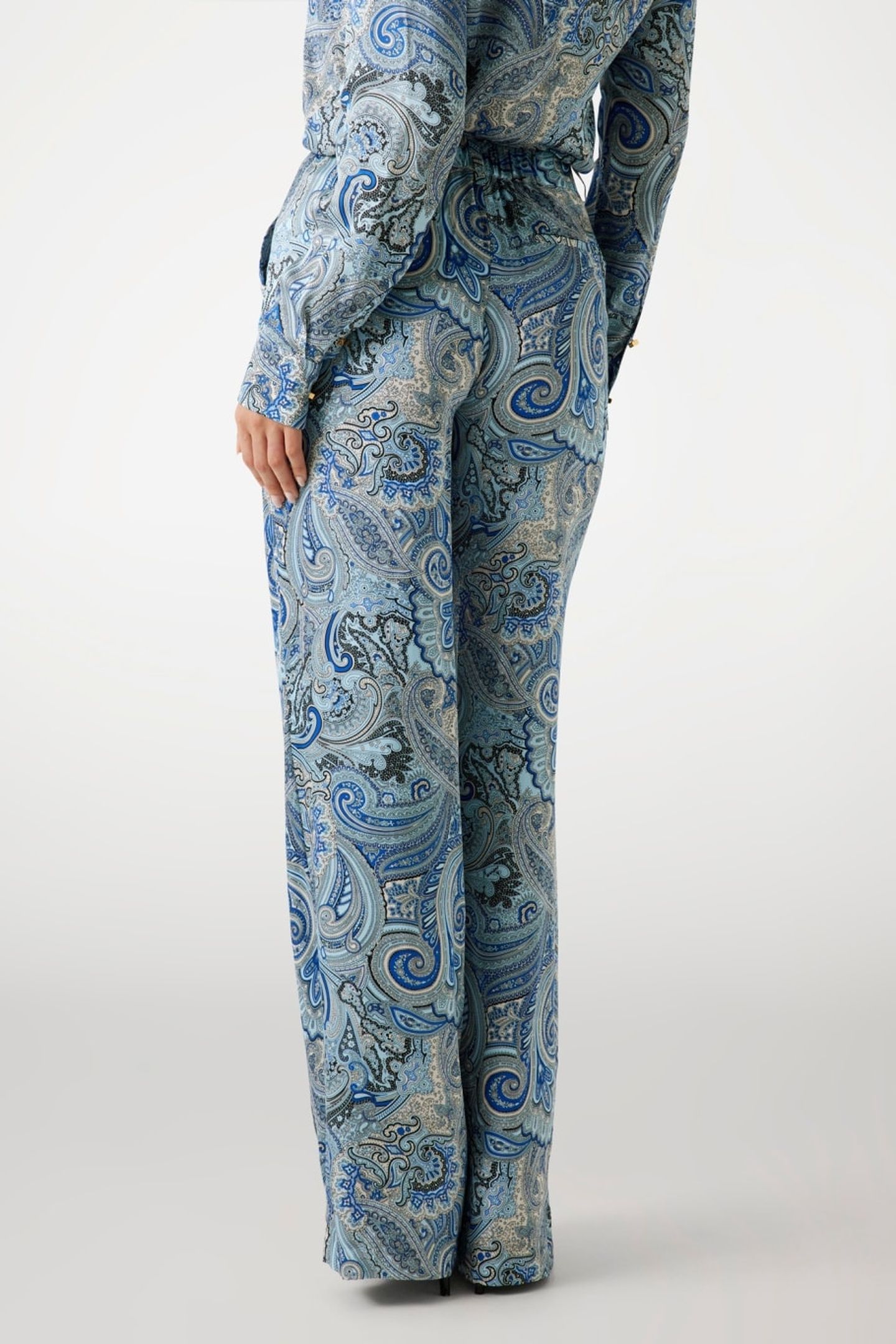 LOREDANA STRAIGHT PA FLORAL PAISLEY BLUE 3