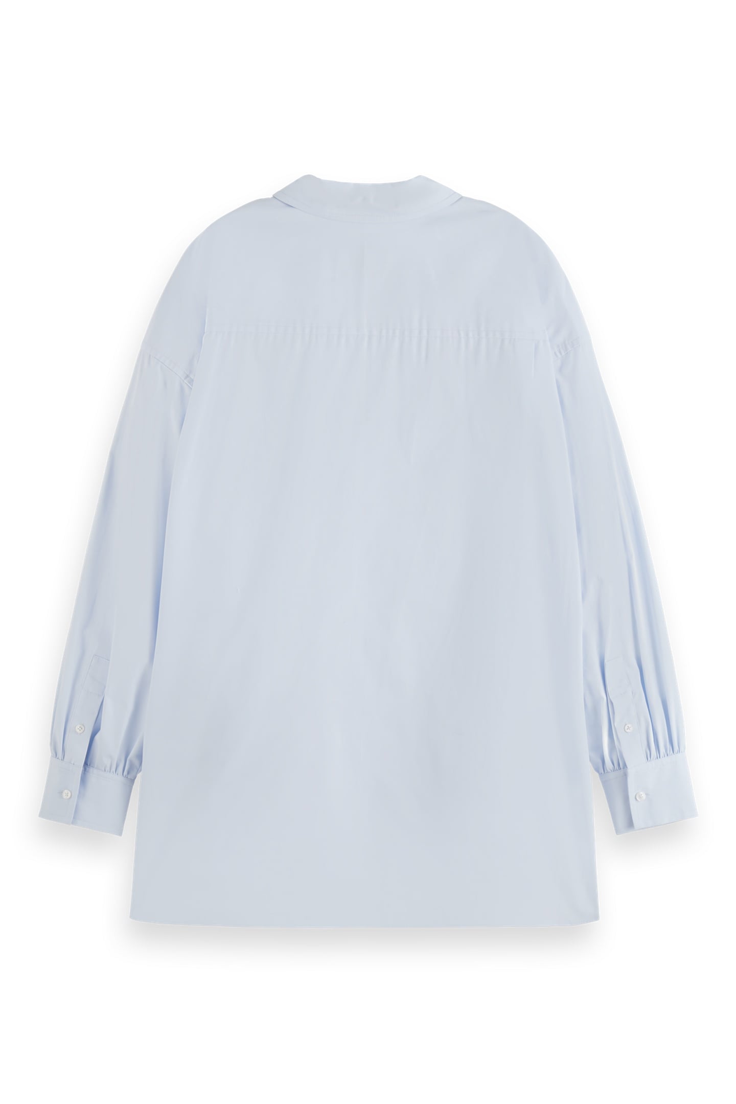GIRLFRIEND POPLIN SHIRT SHIRTING BLUE 2