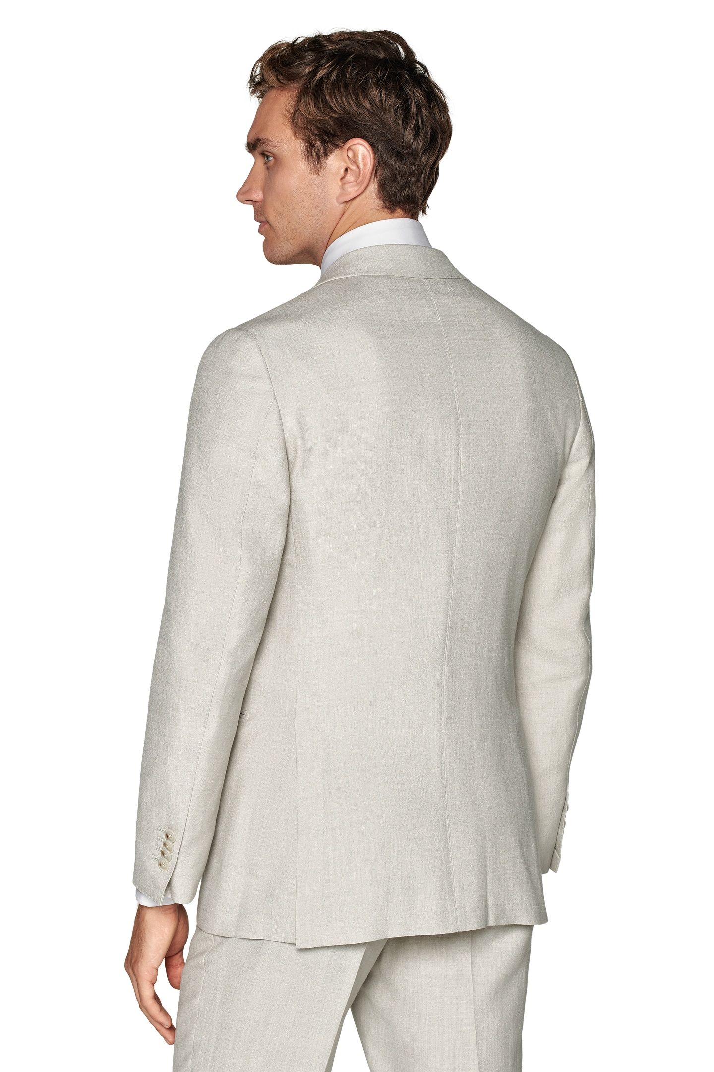 HAVANA-LIGHT BROWN-WOOL SILK LINEN NESTED SUITS LIGHT BROWN 5
