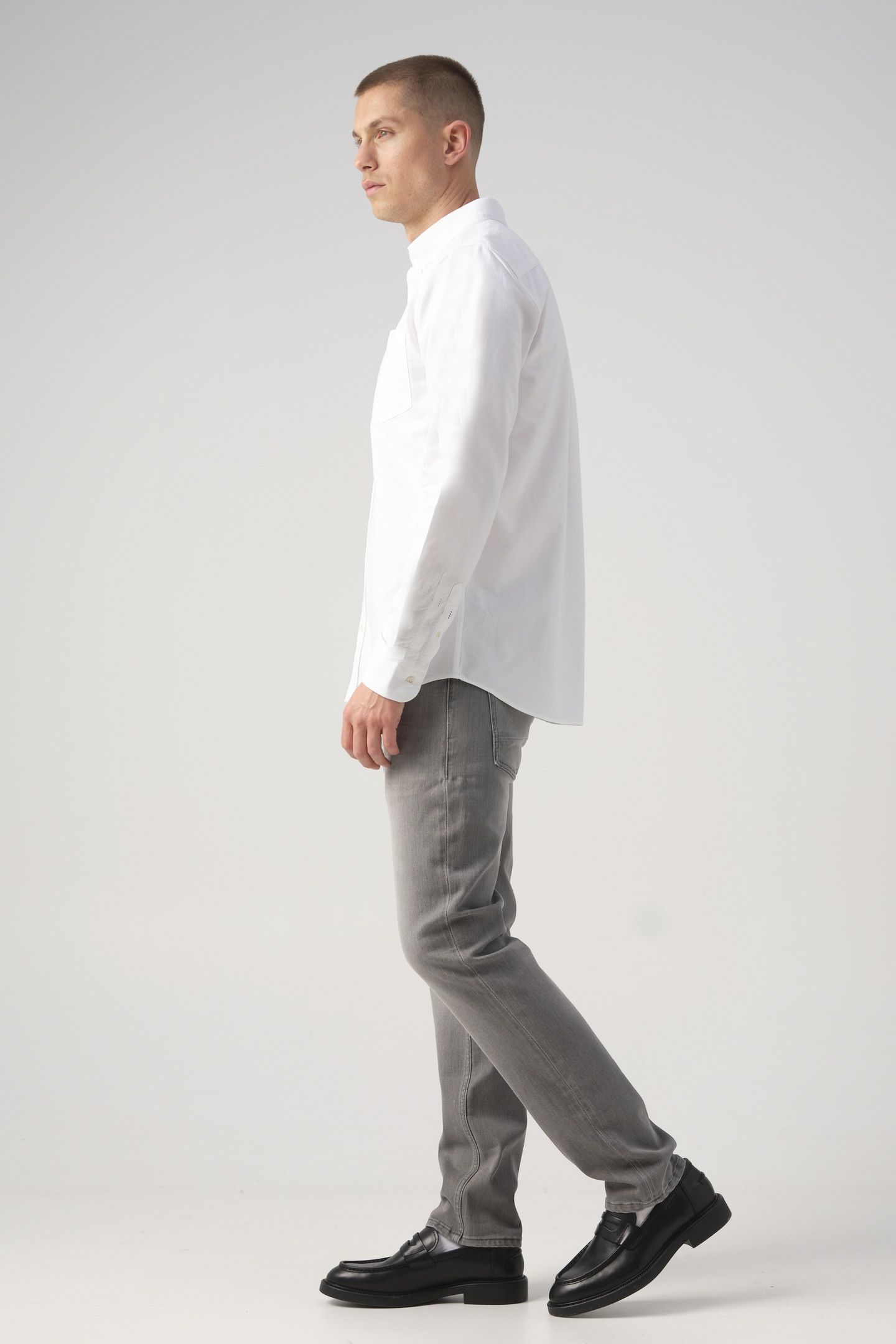 CASUAL SHIRT LM WHITE 4
