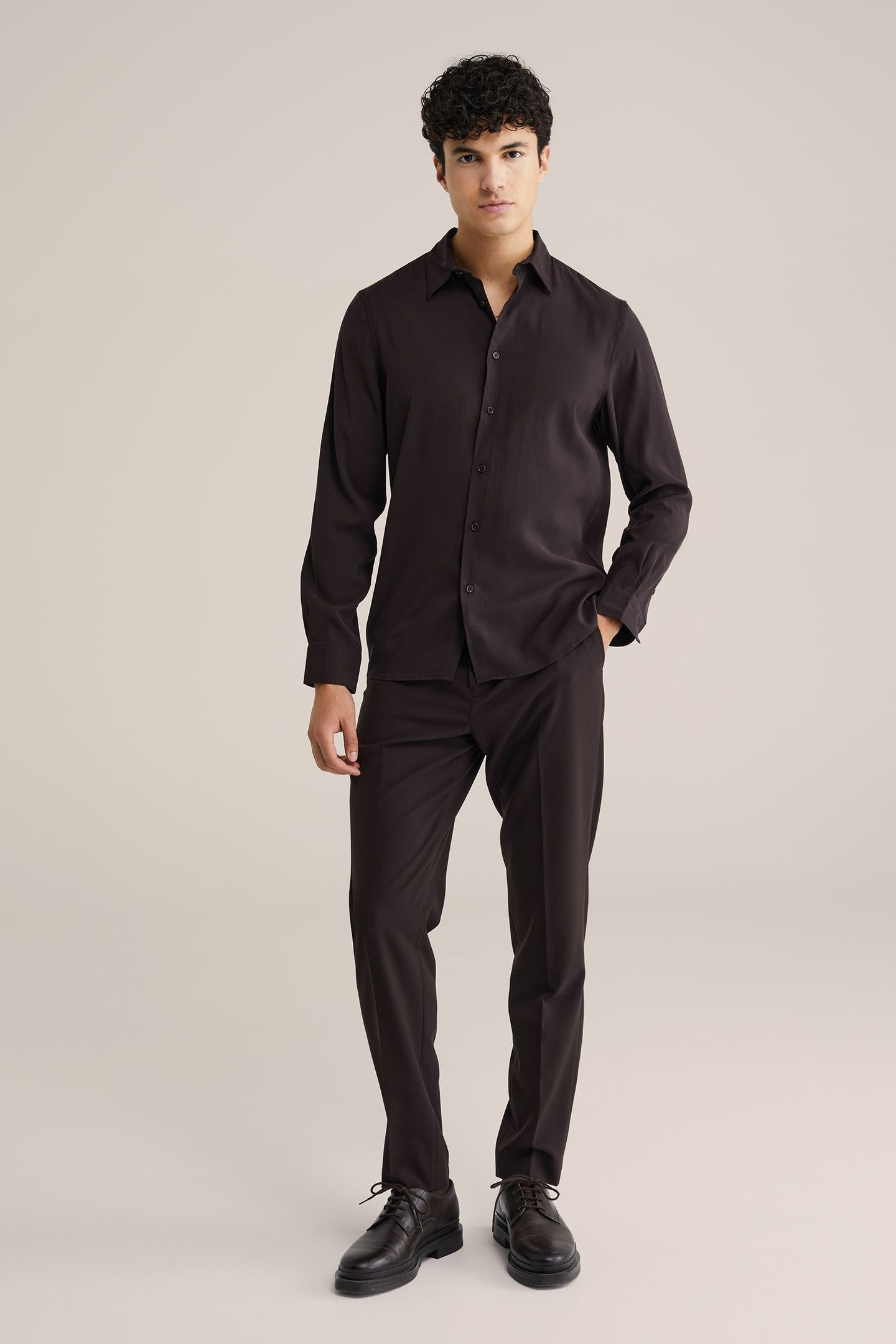 SHIRT DARK BROWN 3