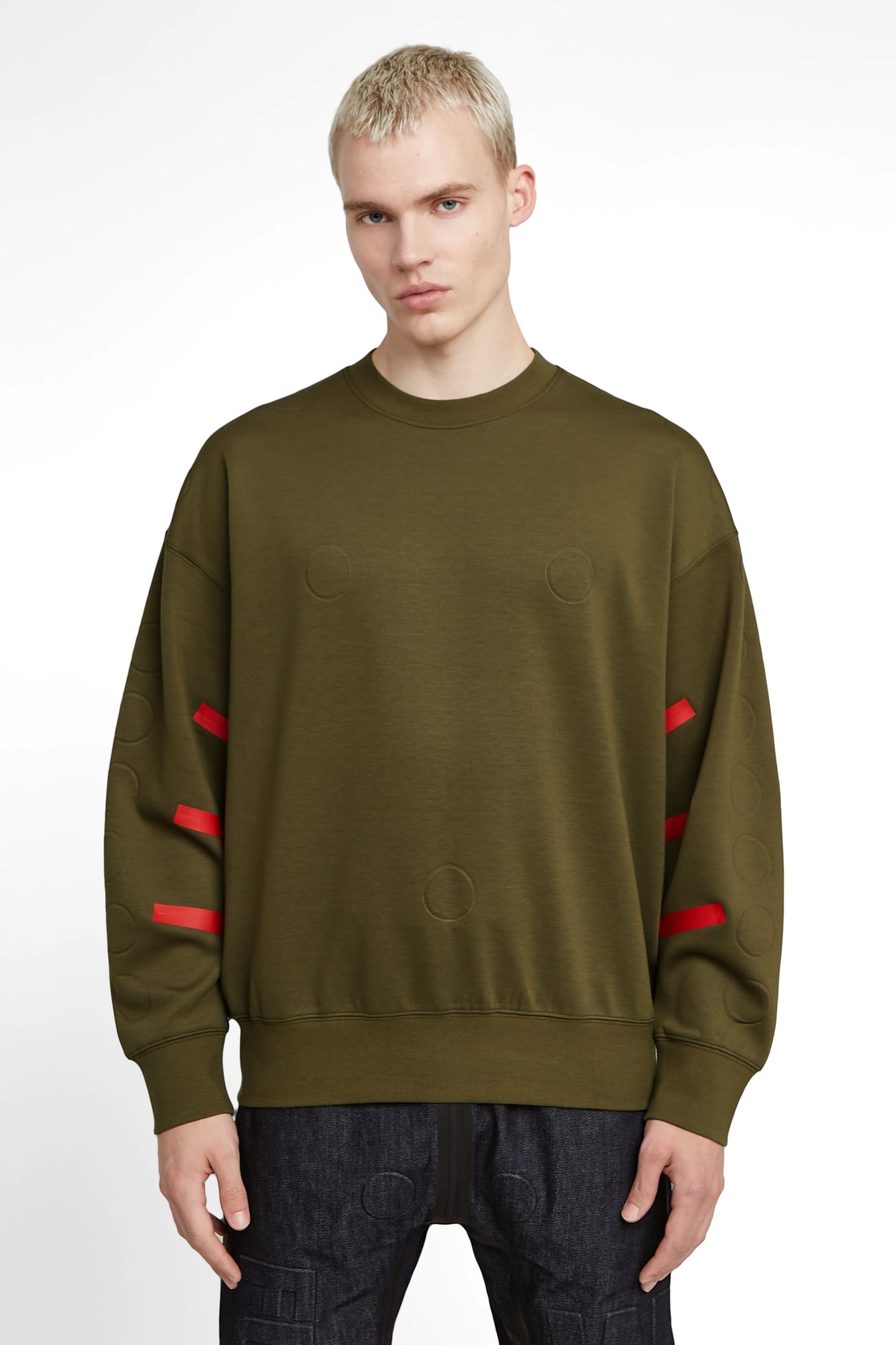 GSXWVB OVERSIZED SWEAT ARMY GREEN 2