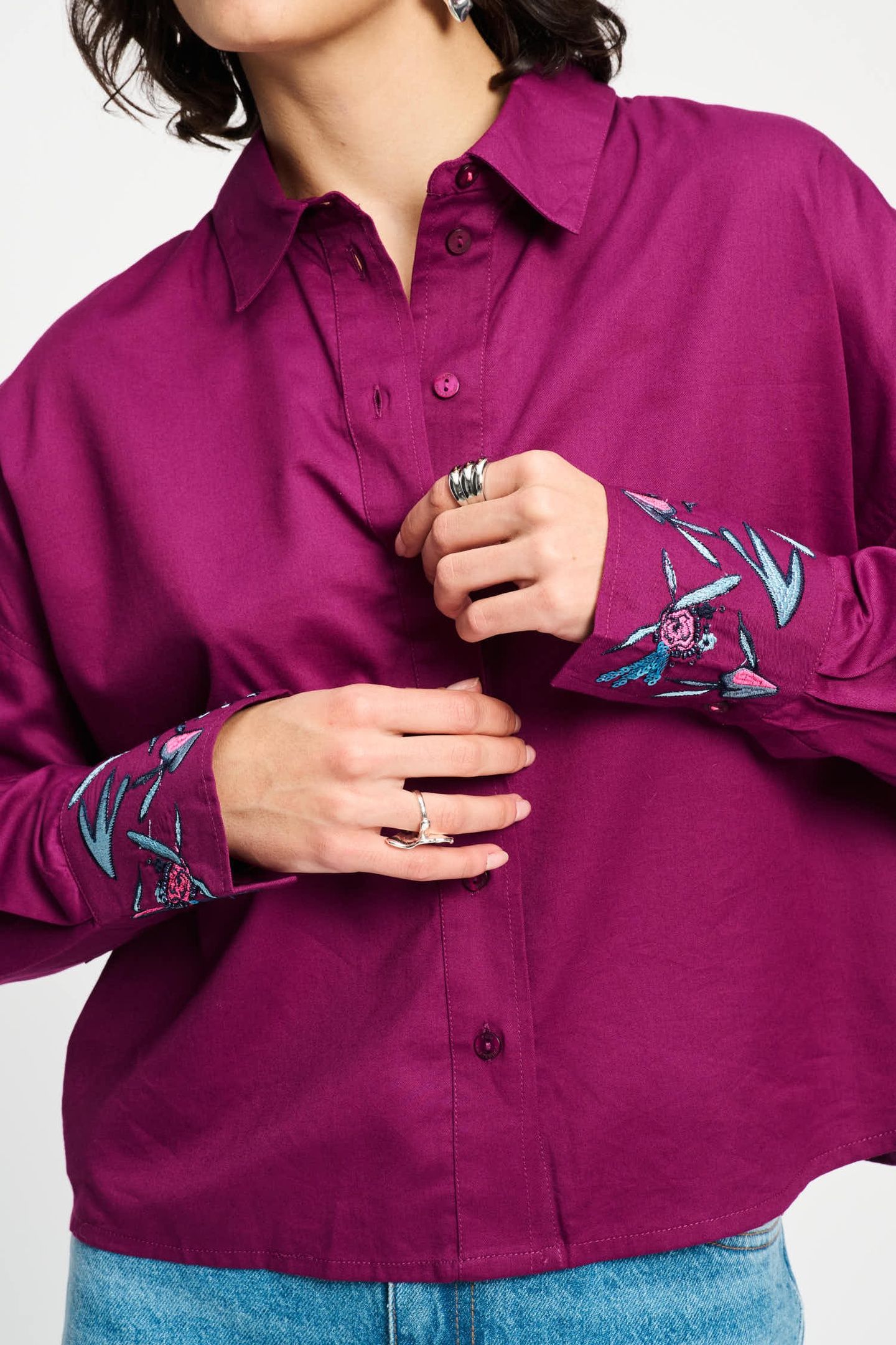 BLOUSE - PLUM MELANGE 7