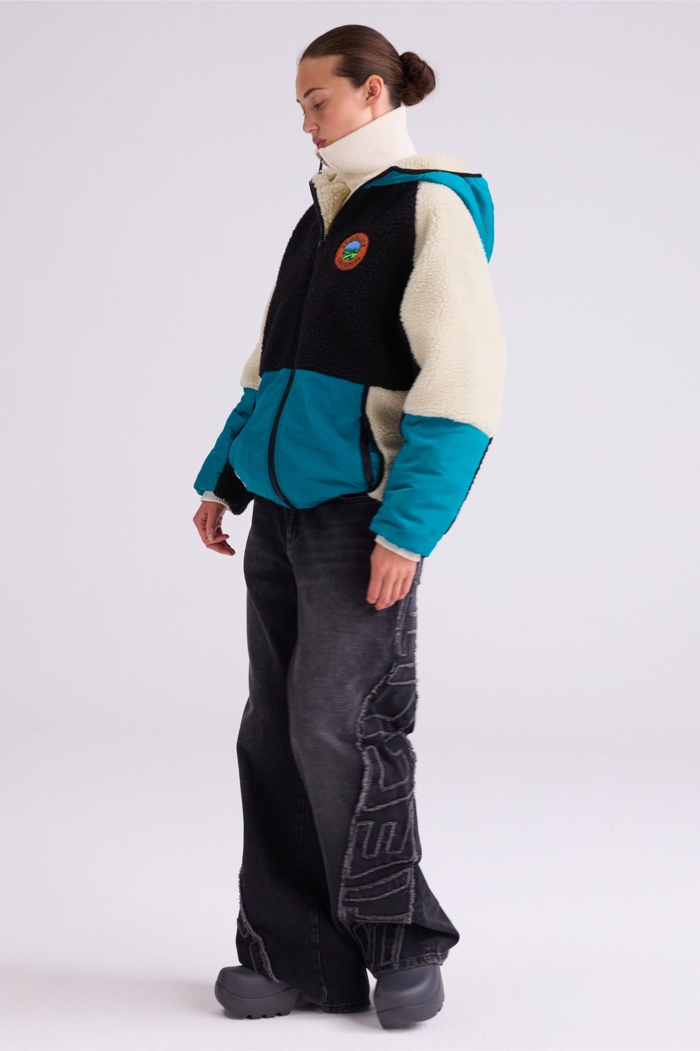 JULIO TEDDY JACKET GREEN 4