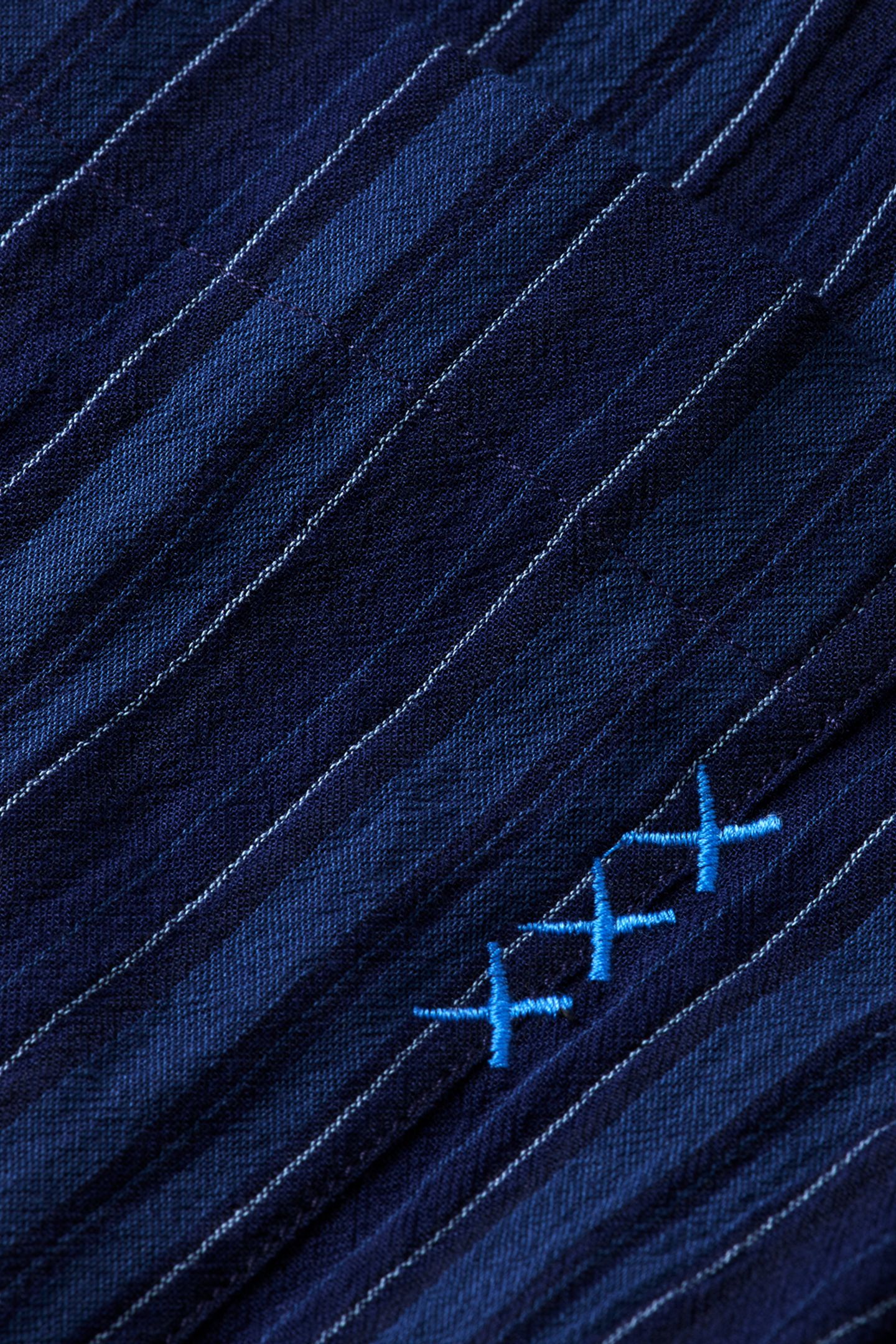 TEXTURED STRIPE SHIRT SKY CAPTAIN STRIPES 3