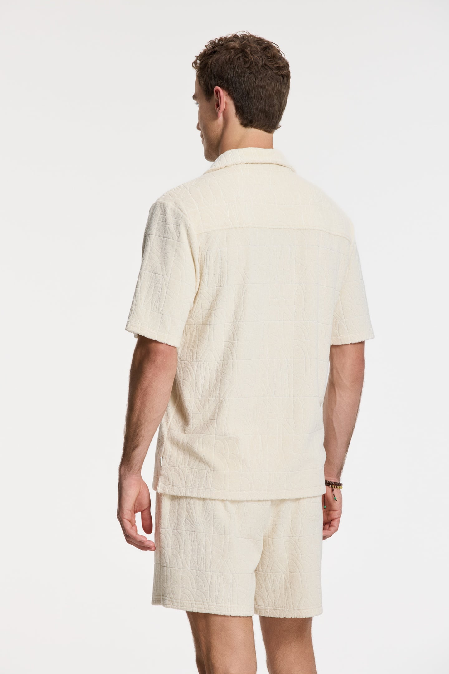 TED SHORT SLEEVE SHIRT GEO SUN BEIGE GEO SUN 2
