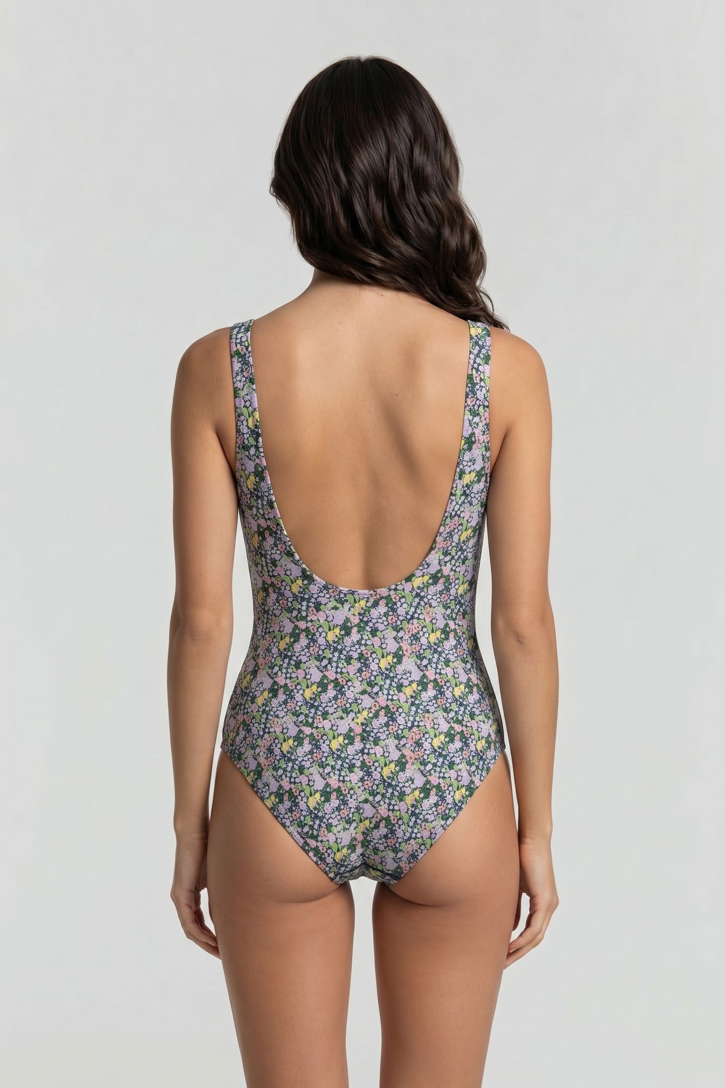 CHERRY REVERSIBLE SWIMSUIT BLUE 2