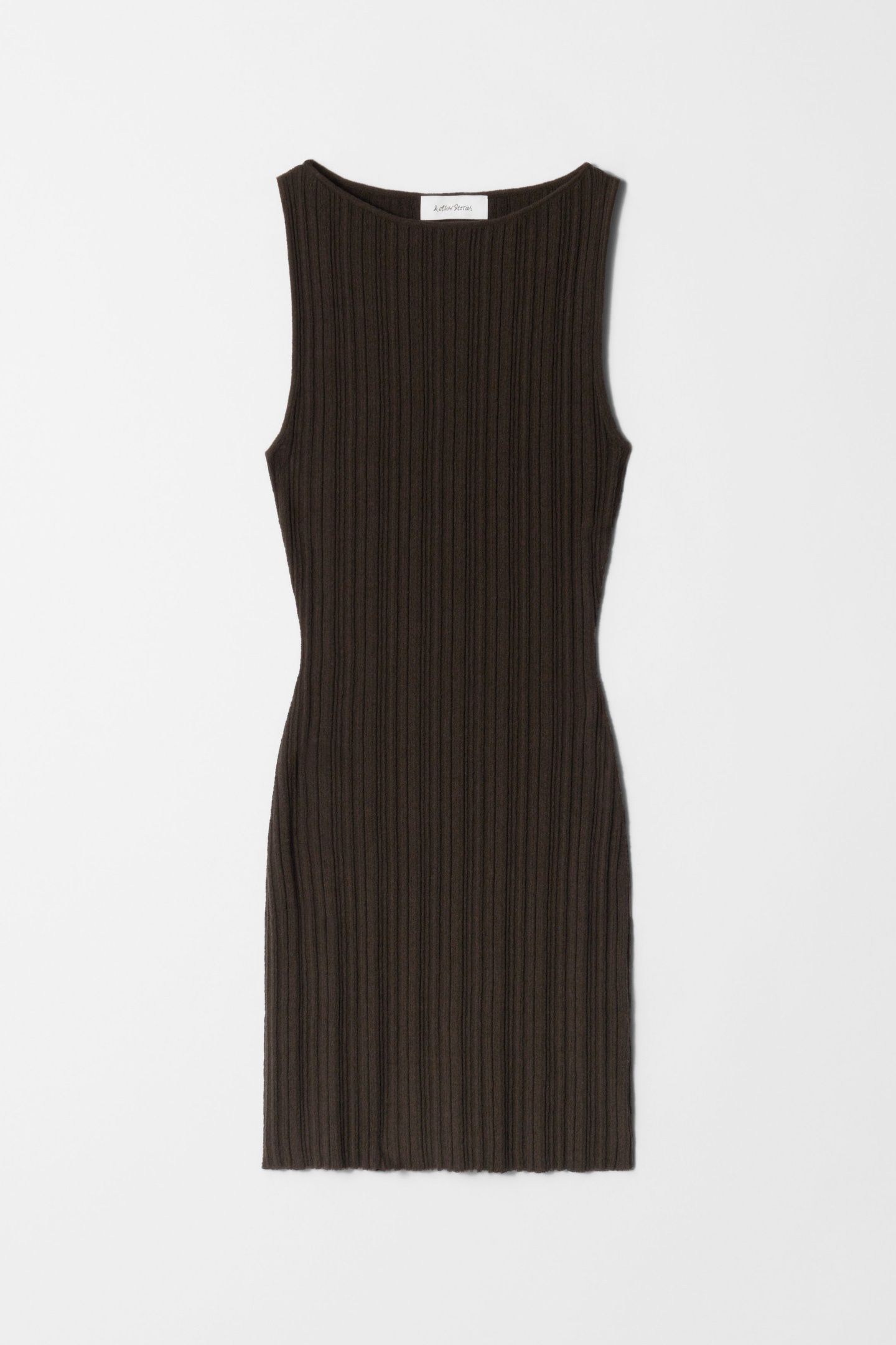 BELLE DRESS BROWN 3